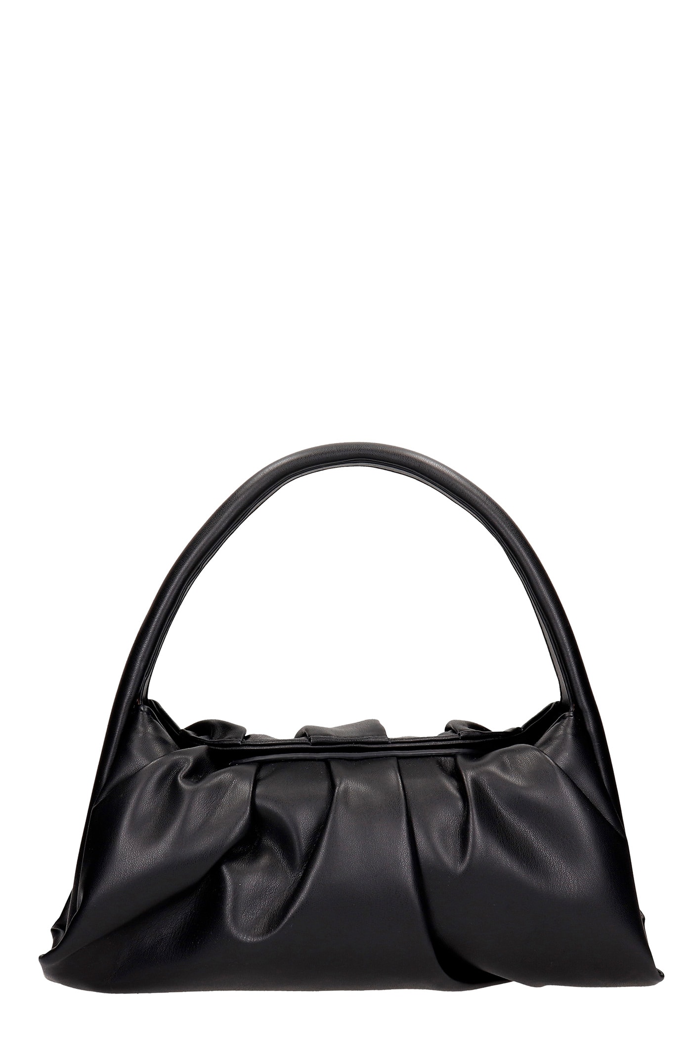 THEMOIRè Hera Basic Shoulder Bag In Black Leather