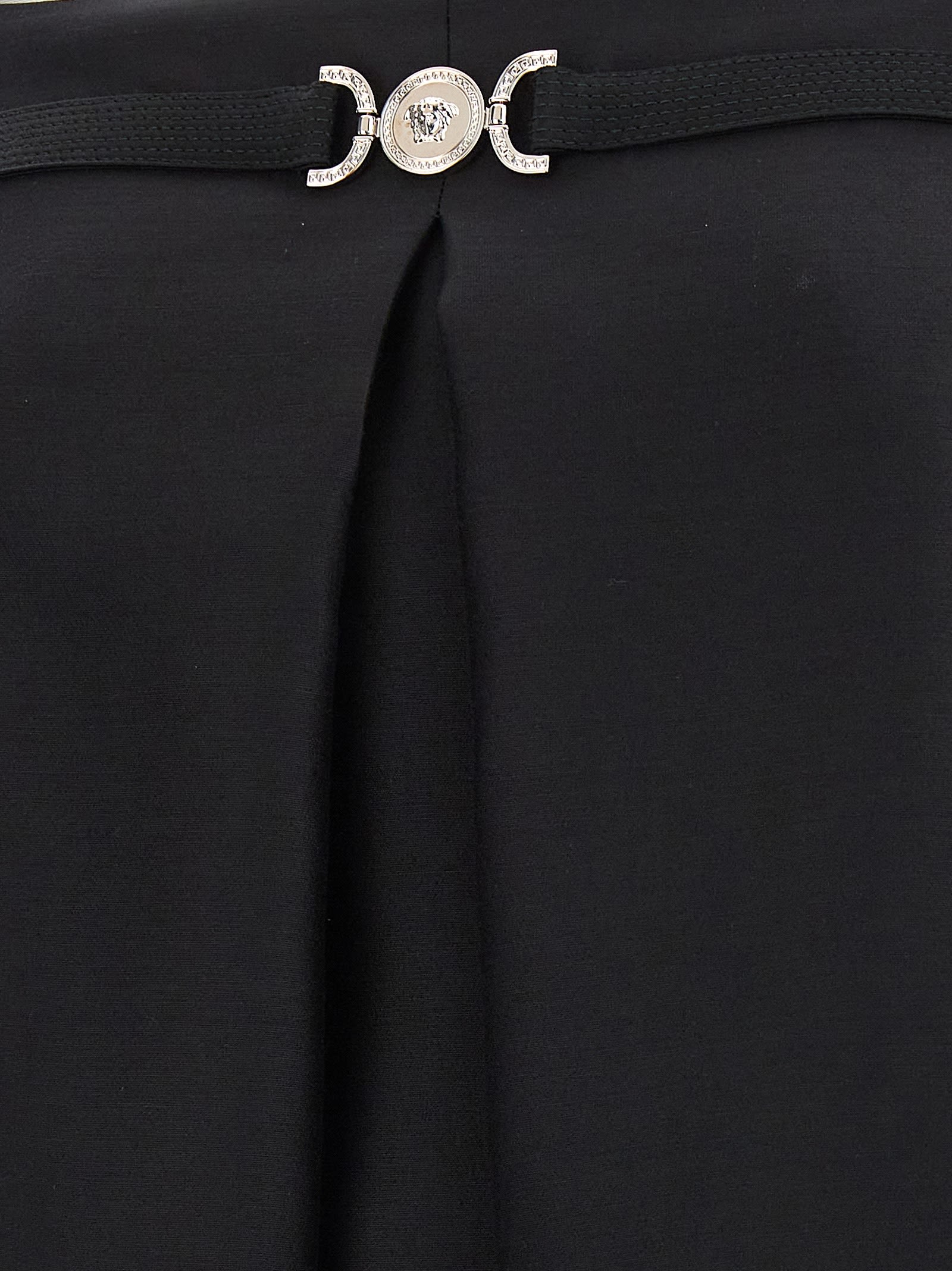 Shop Versace Medusa 95 Dress In Black