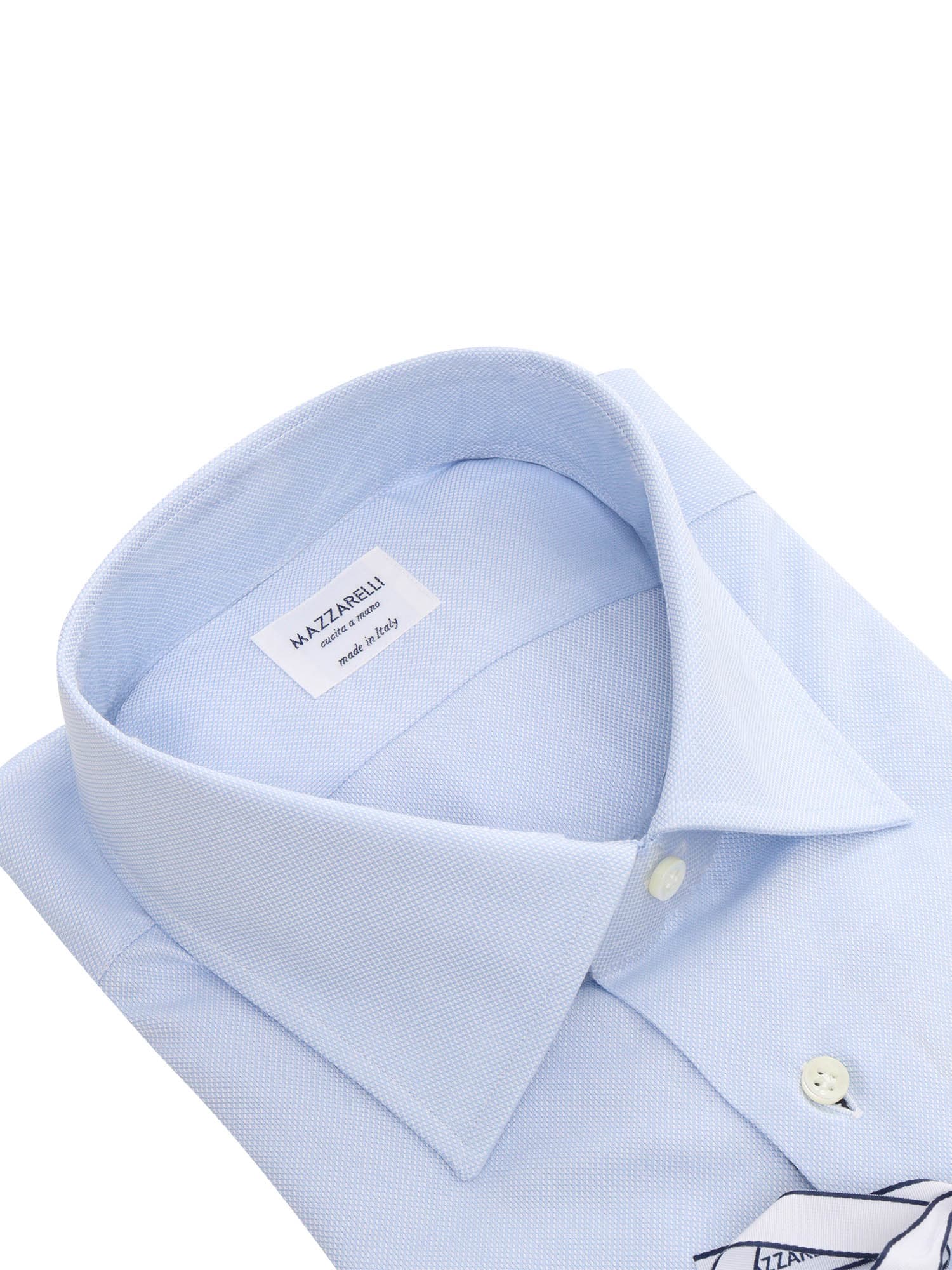 Mazzarelli Slim Fit Shirt In Light Blue