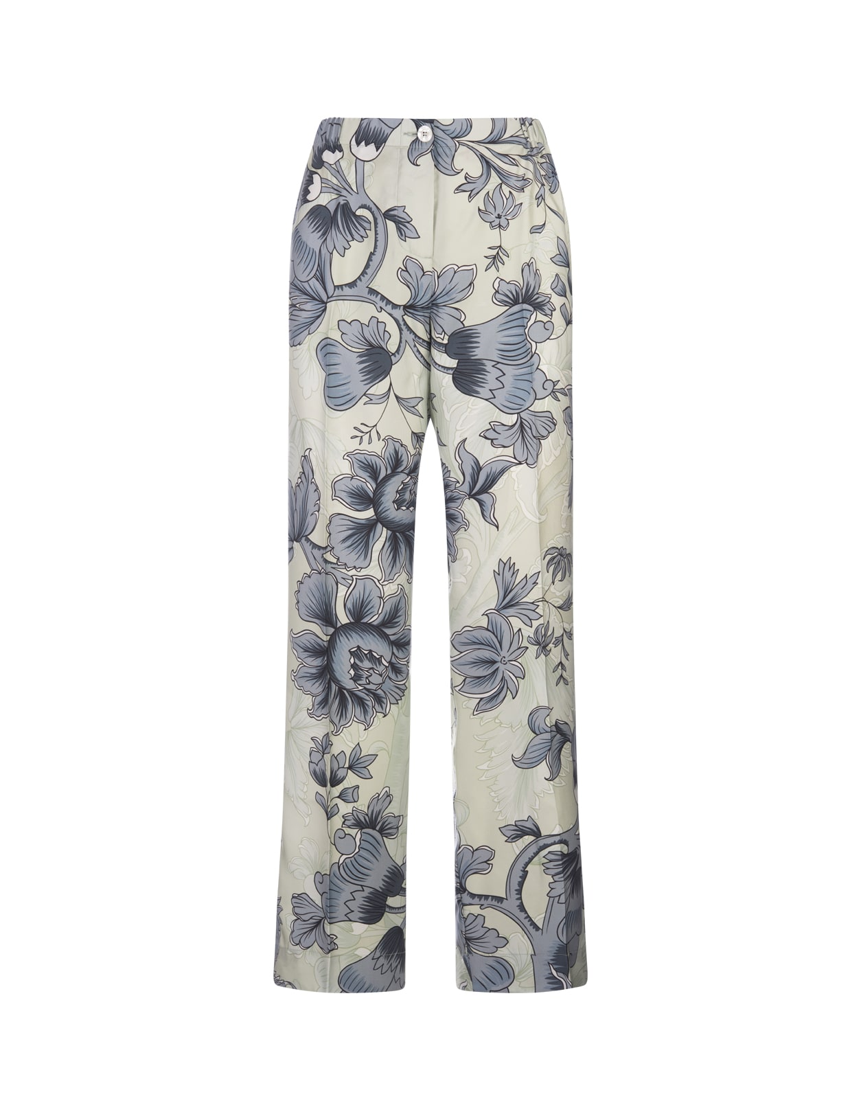 Eterno Trousers With Renaissance Flowers