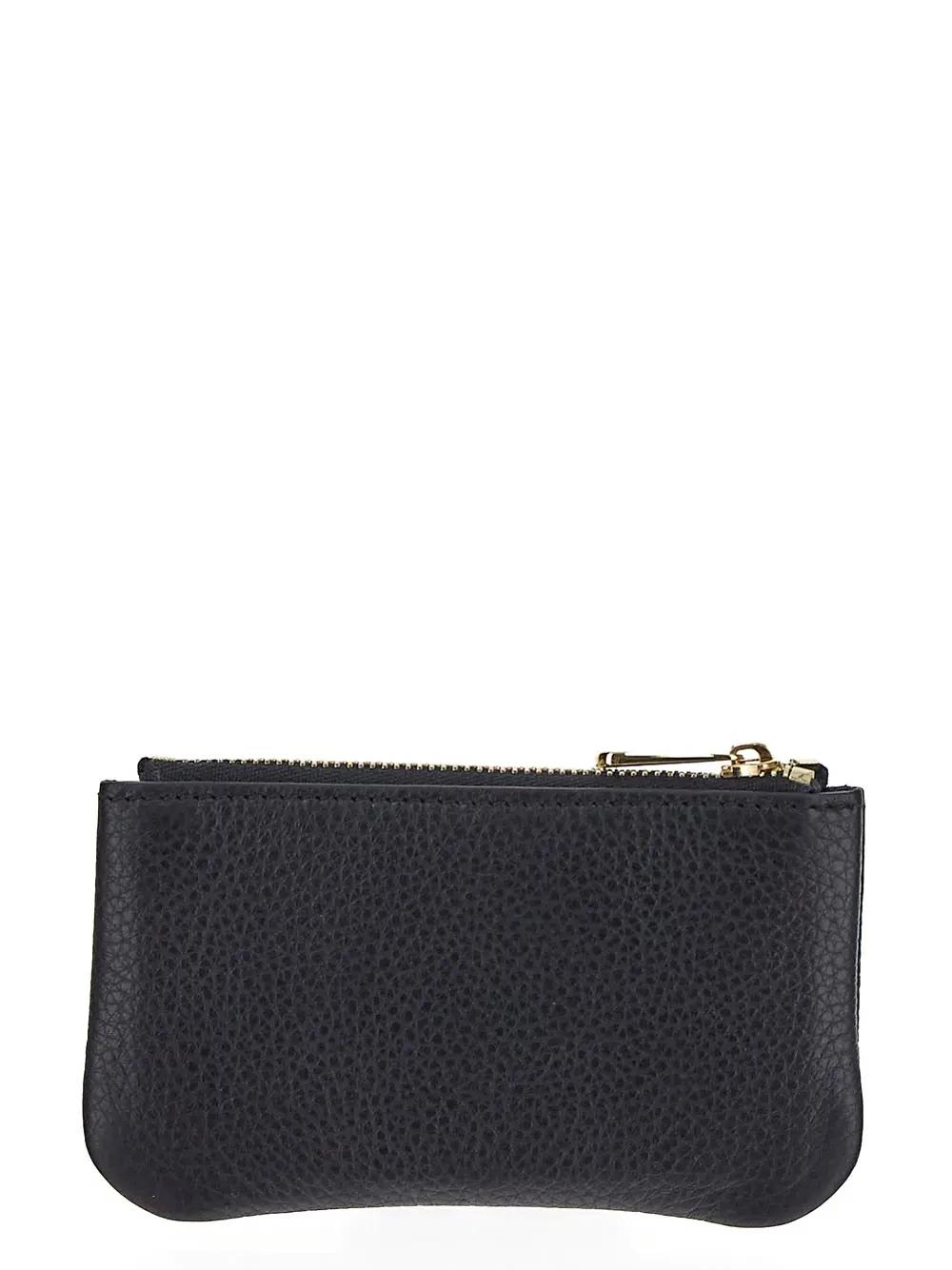 Shop Ferragamo Gancini Coin Purse In Black