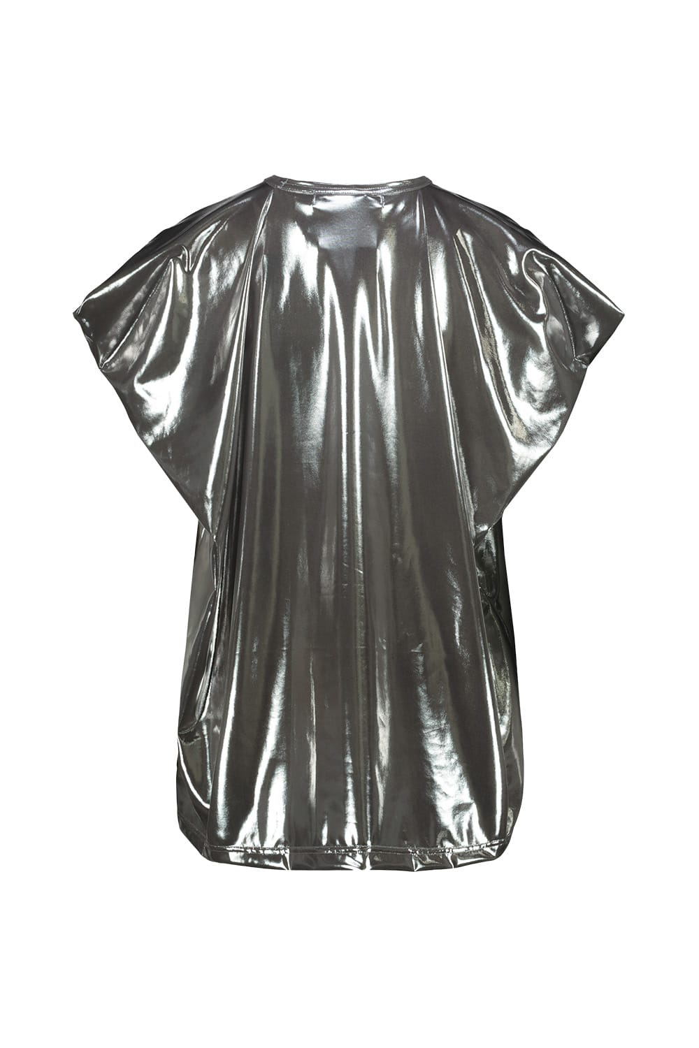 Junya Watanabe Metallic-effect Knitted Top In Silver