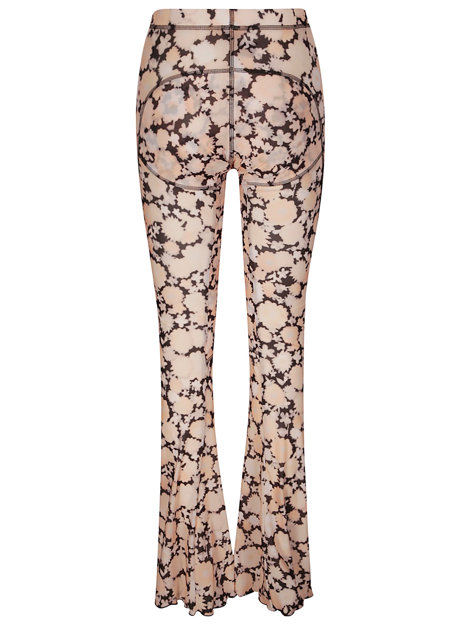 Knwls Thin Mesh Leggings With Anatomical Cutting Lines.