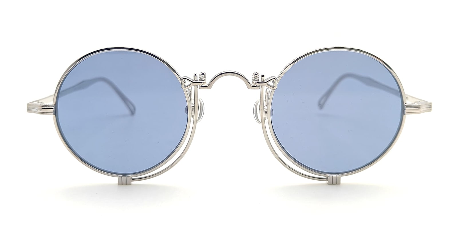 10601h - Palladium White / Cobalt Blue Sunglasses