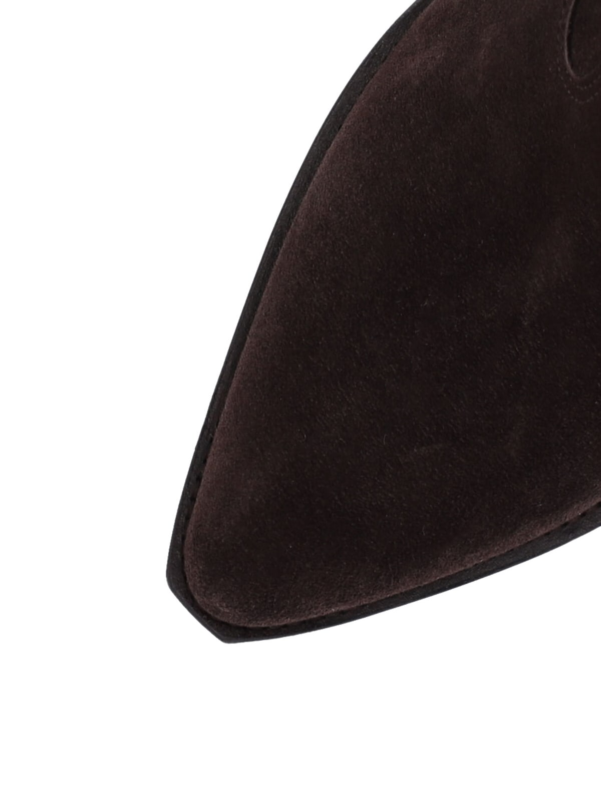 Isabel Marant Duerto Chocolate Cowboy Boots In Suede Women In Brown