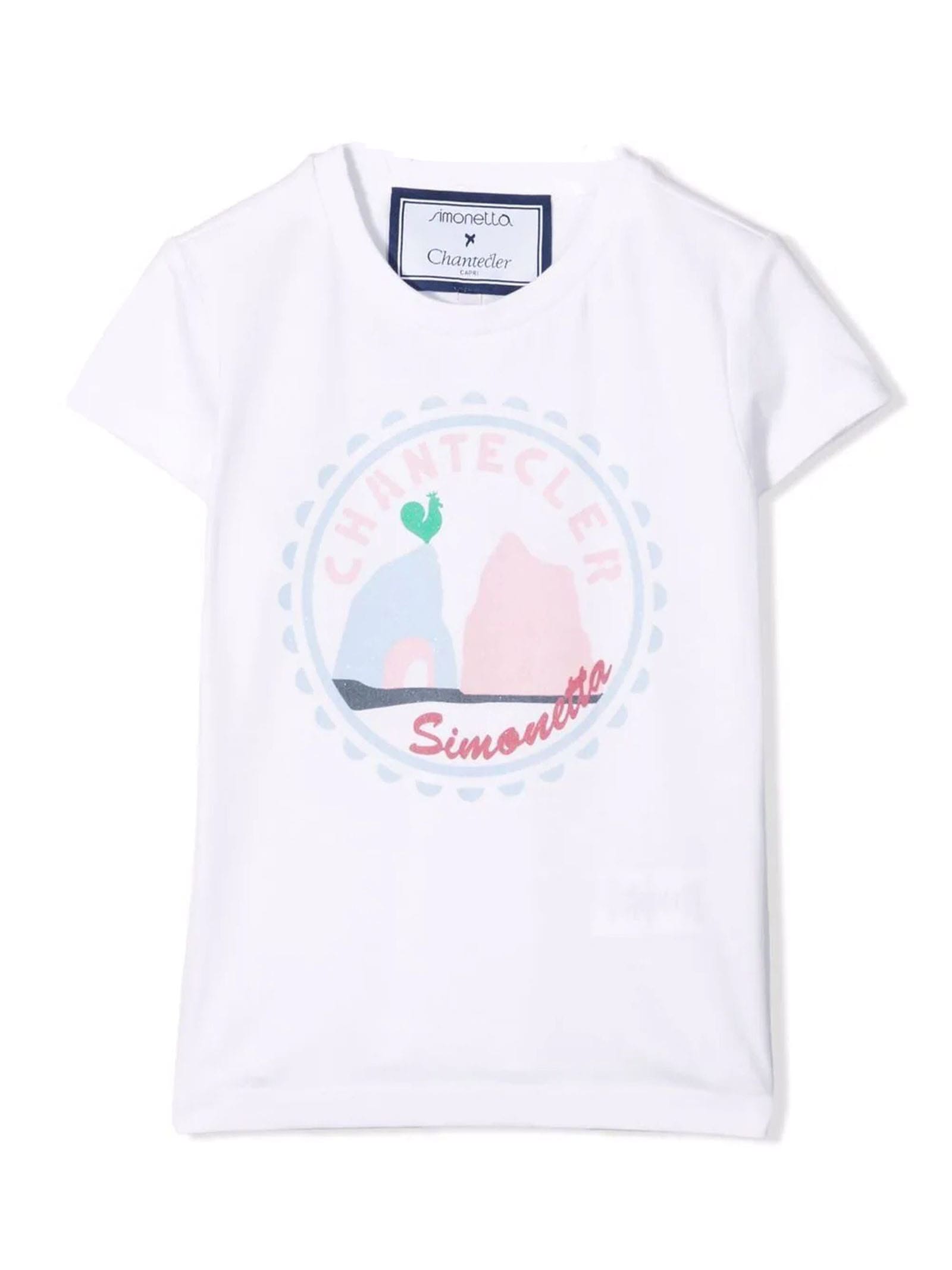 Simonetta White Cotton T-shirt