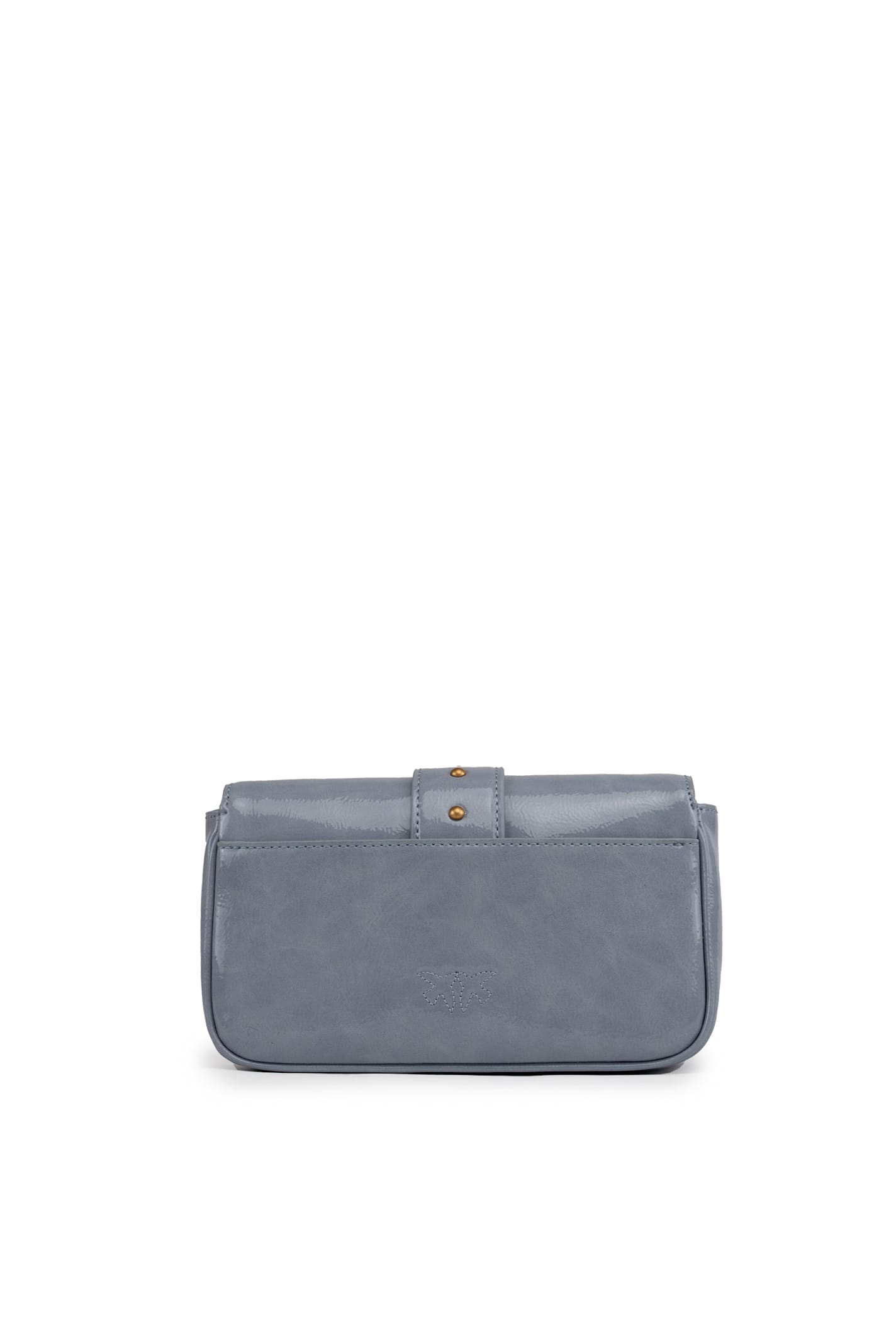 Pinko Borsa Poket Love One Simply Recycled In Clear Blue