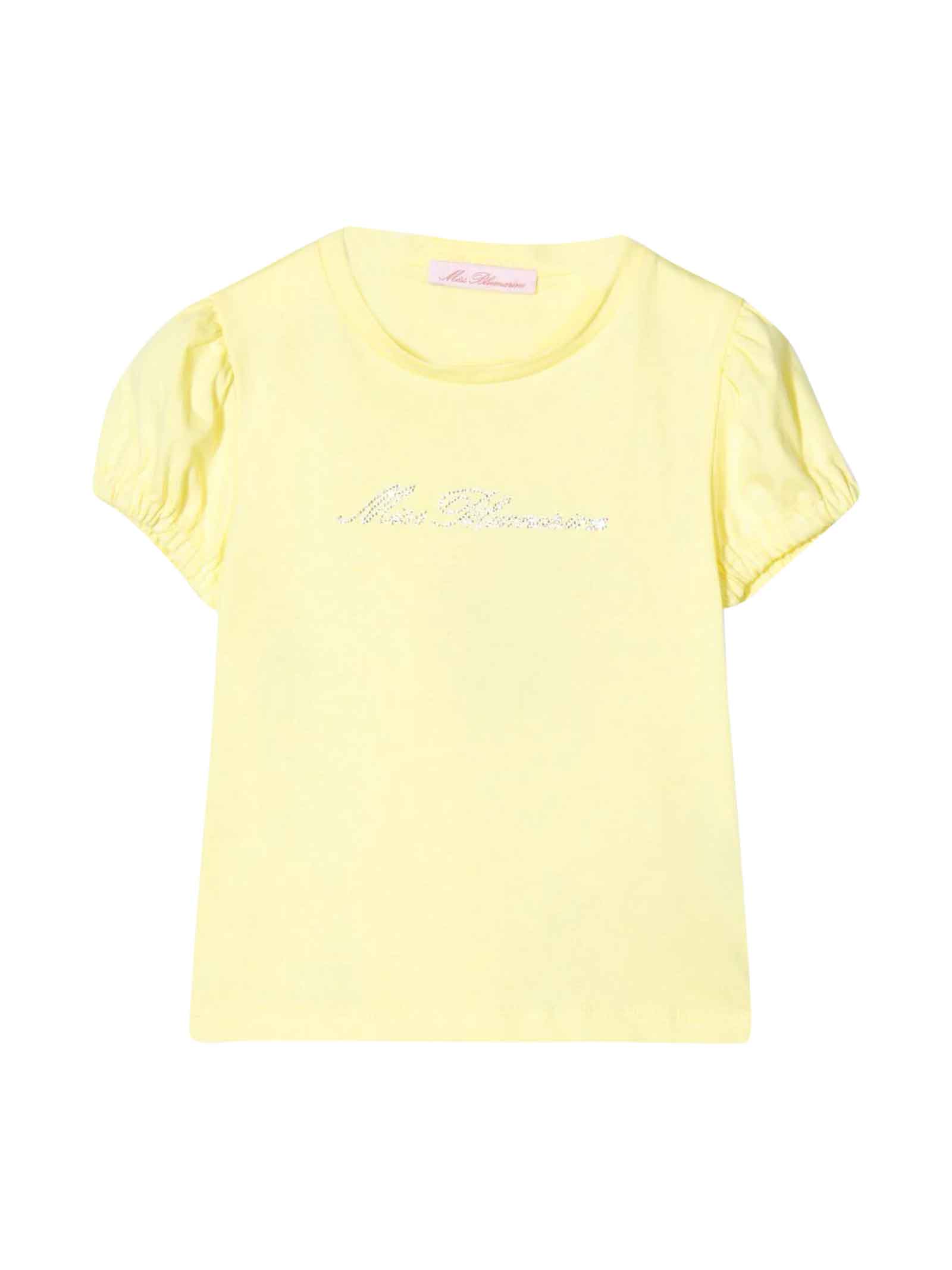 Miss Blumarine Yellow T-shirt