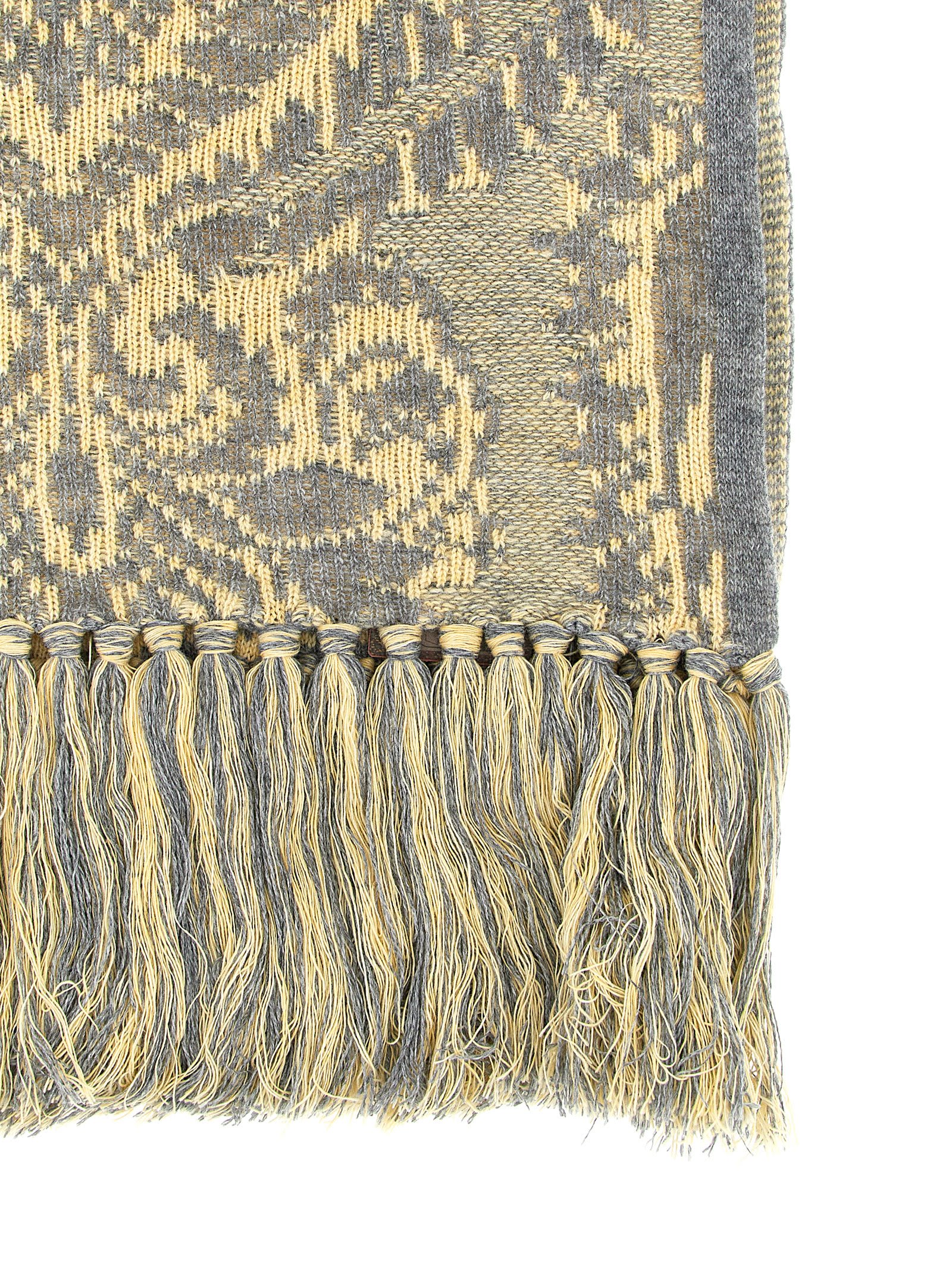 Etro Baroque Pattern Jacquard Scarf In Multicolor