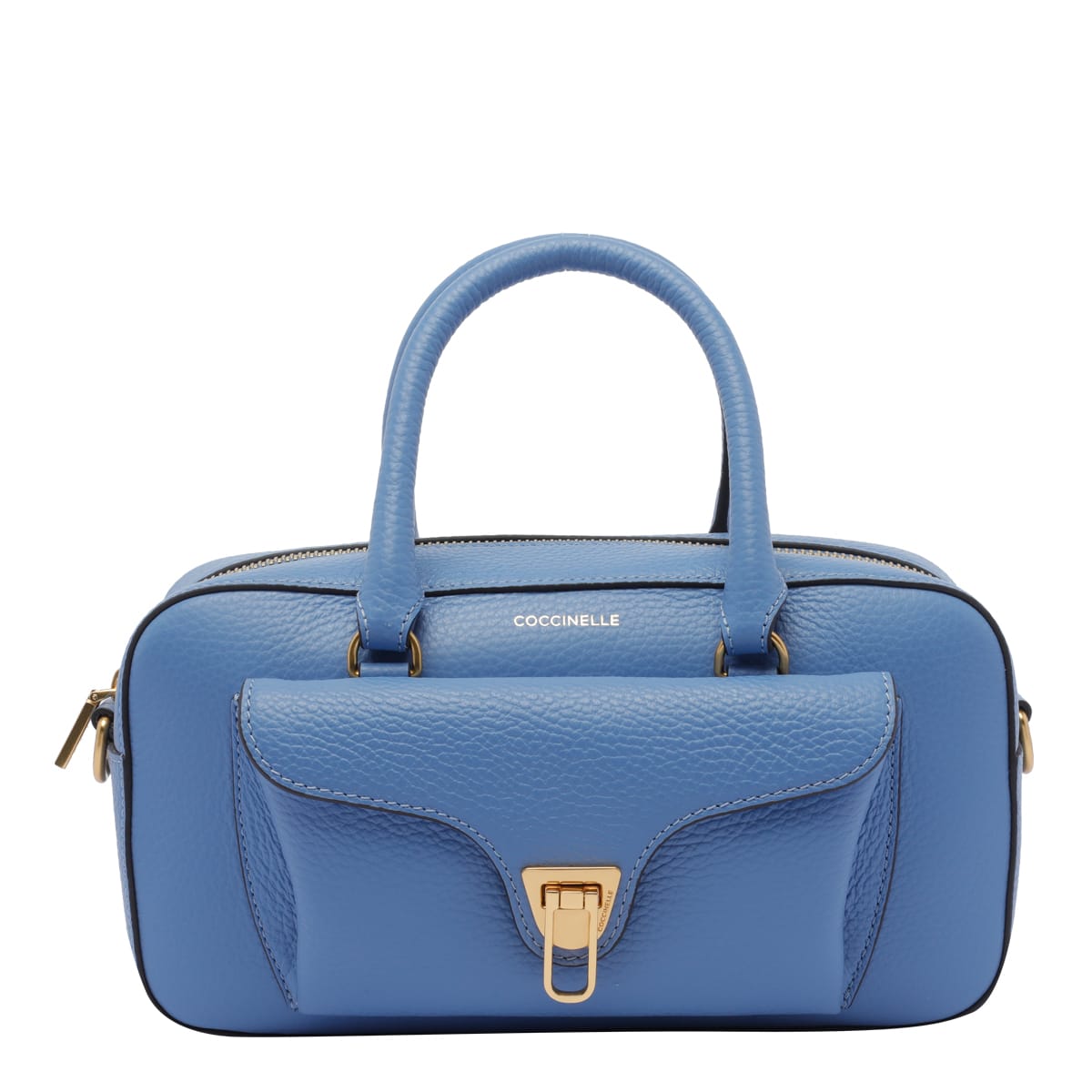 Shop Coccinelle Soft Beat Handbag In Blue