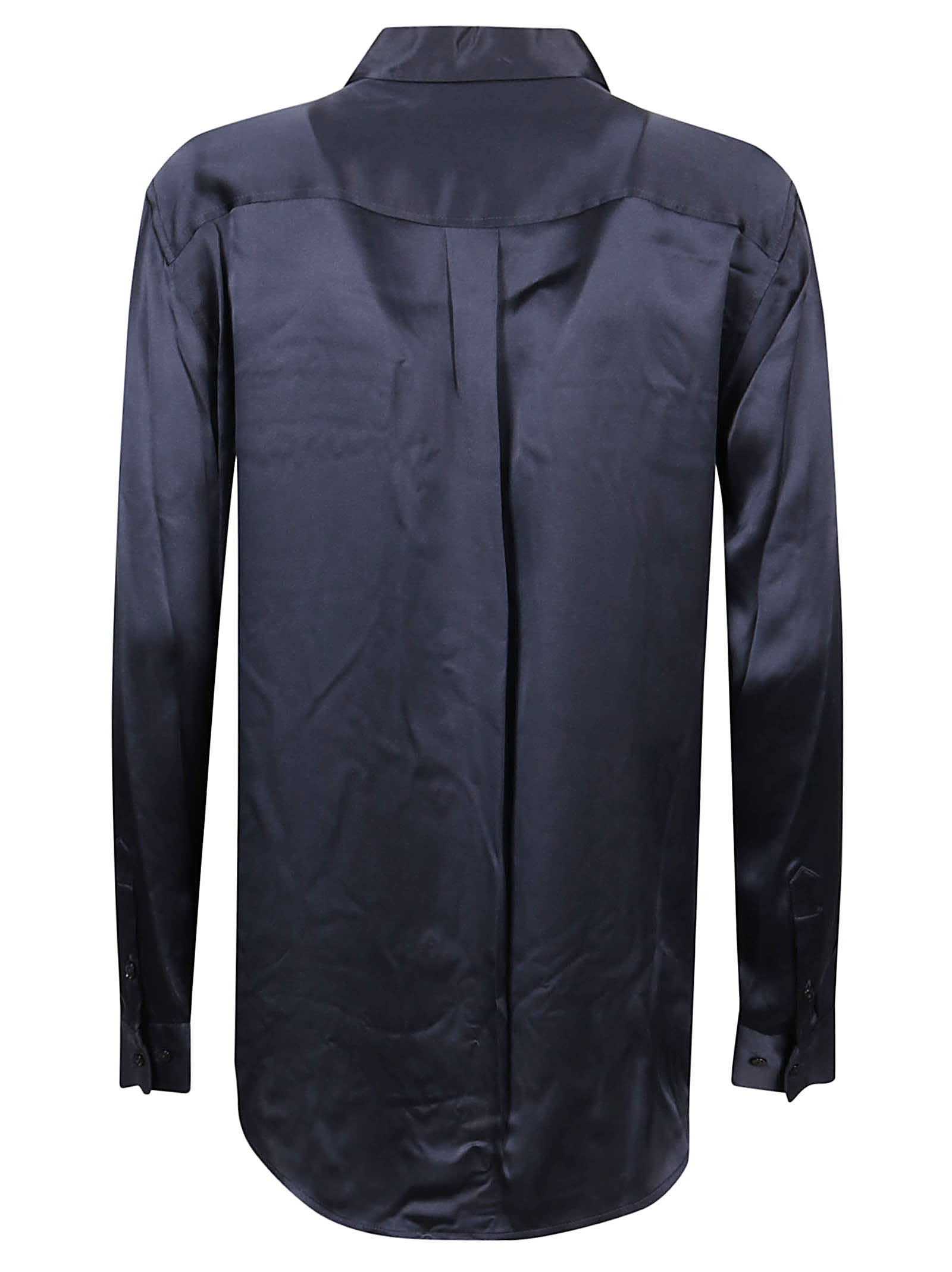 Shop Equipment Signature Long Sleeve Shirt In Blue