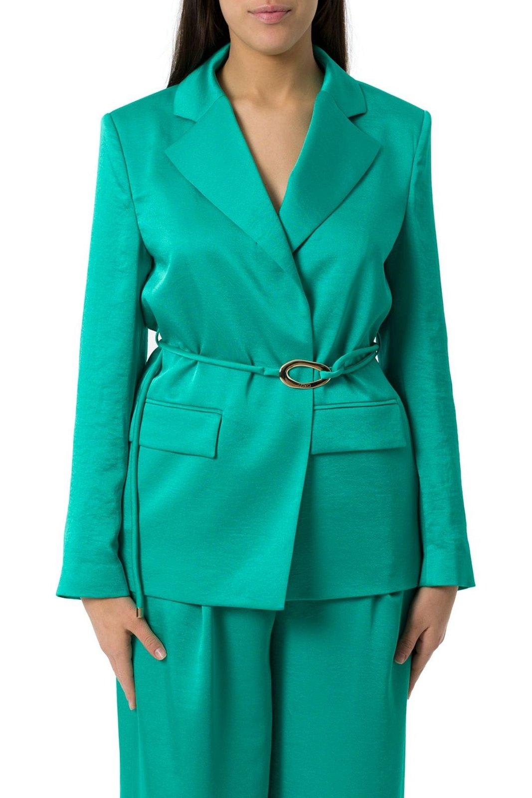 Liu •jo Peak-lapels Satin Blazer