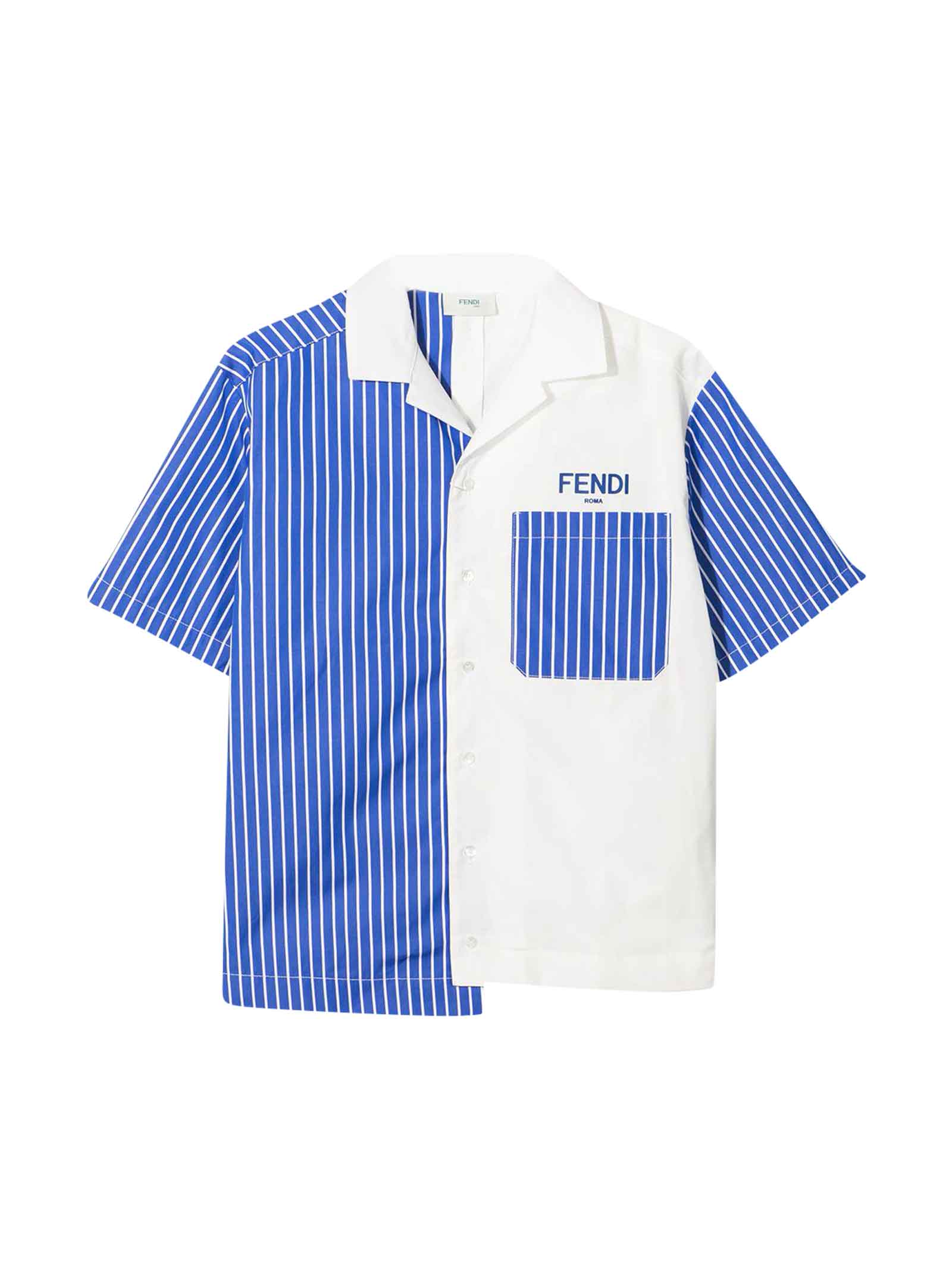 Fendi White / Blue Shirt Boy