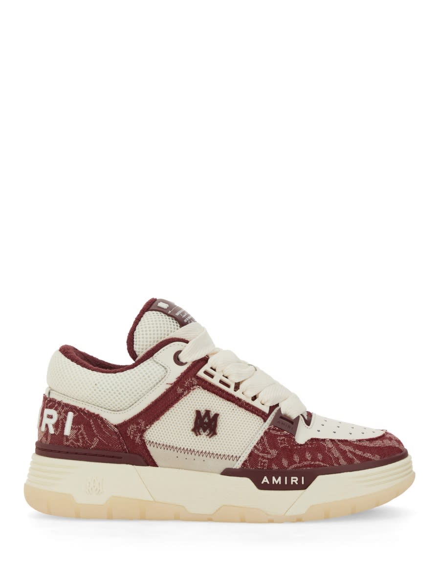 Shop Amiri Ma-1 Bandana Sneaker In Bordeaux