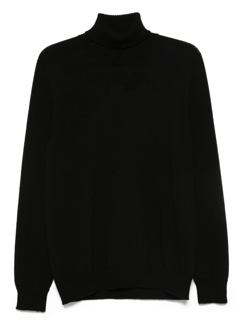 Drumohr Turtleneck Sweater In Black