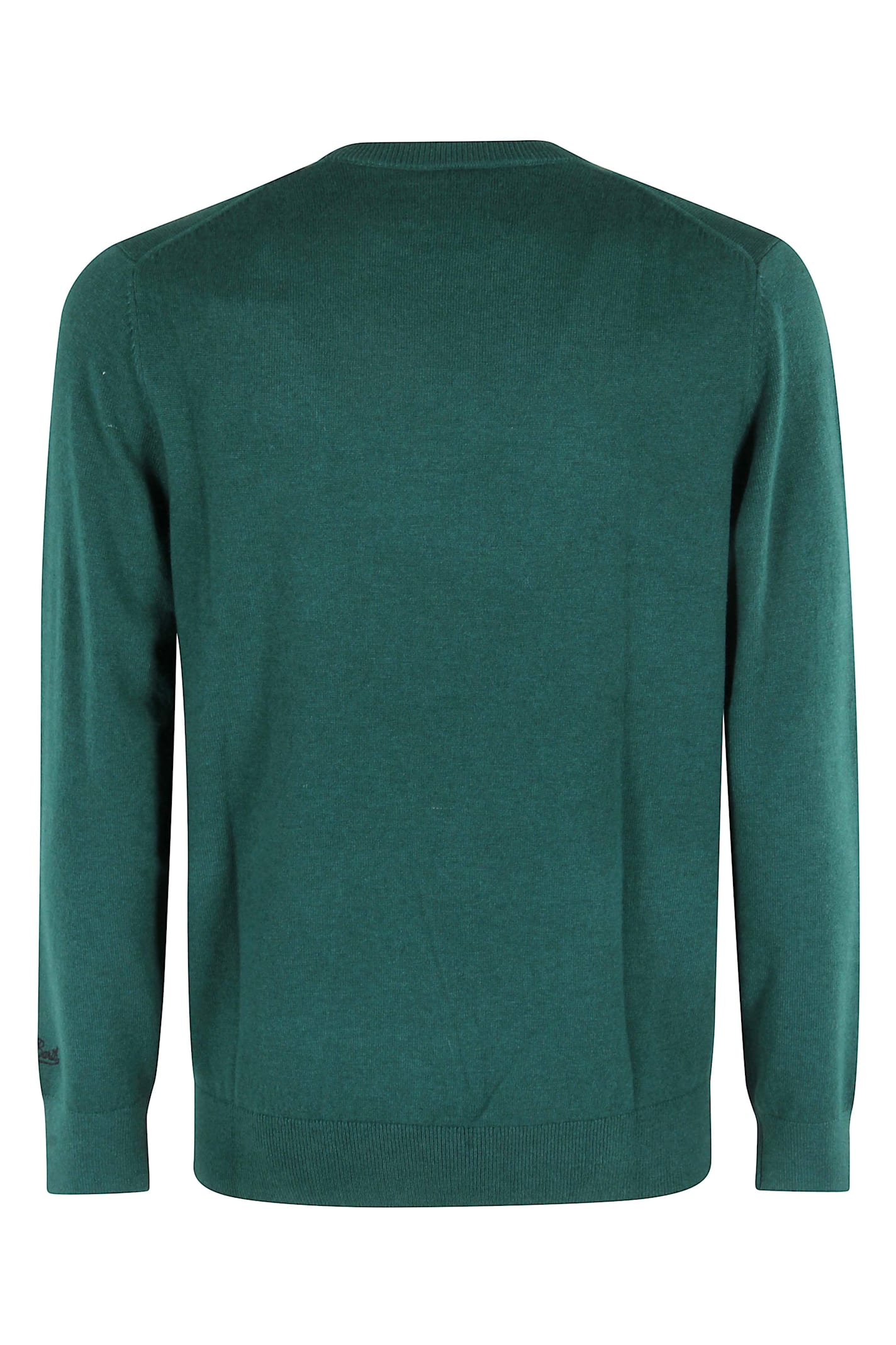 Mc2 Saint Barth Crew Neck Light Sweater In Green