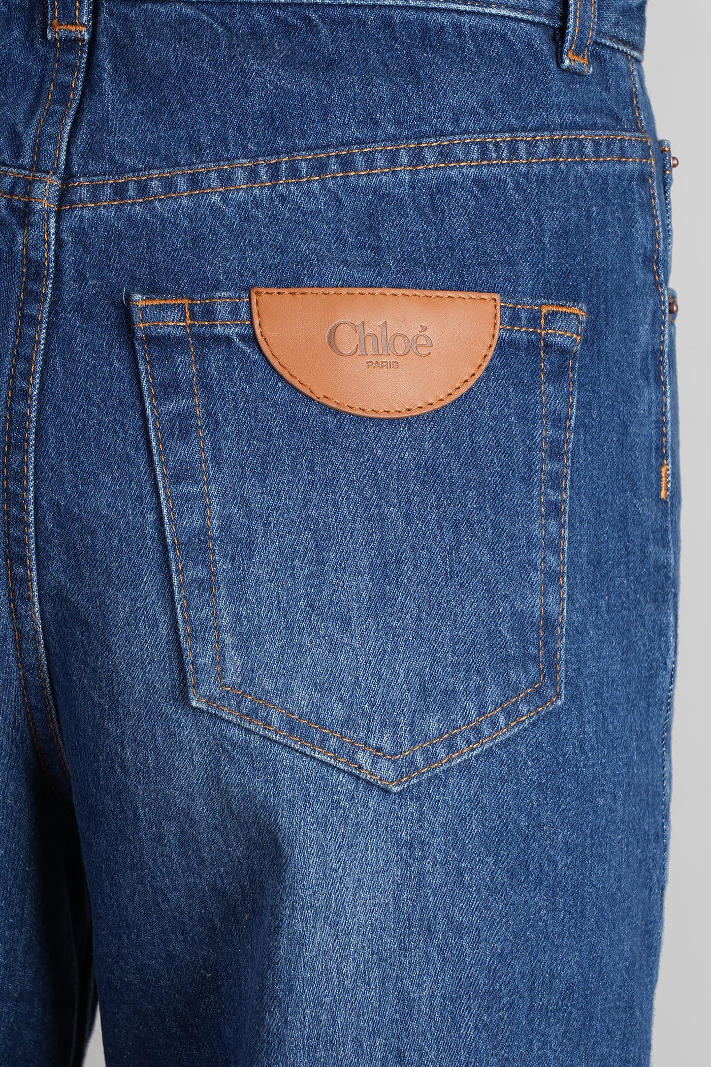 Shop Chloé Jeans In Blue Denim