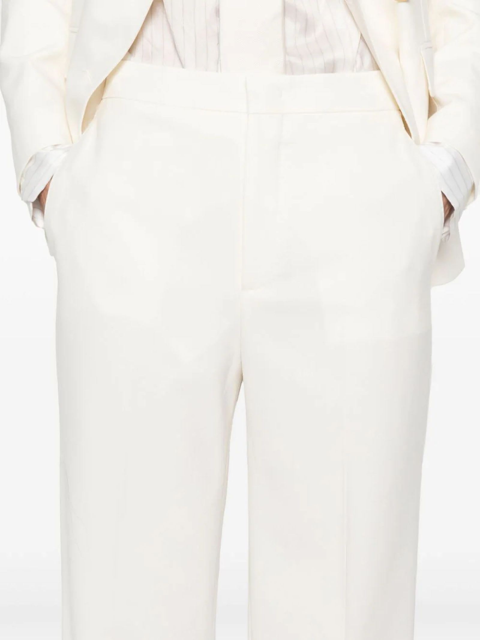 Shop Tagliatore White Parigi Suit