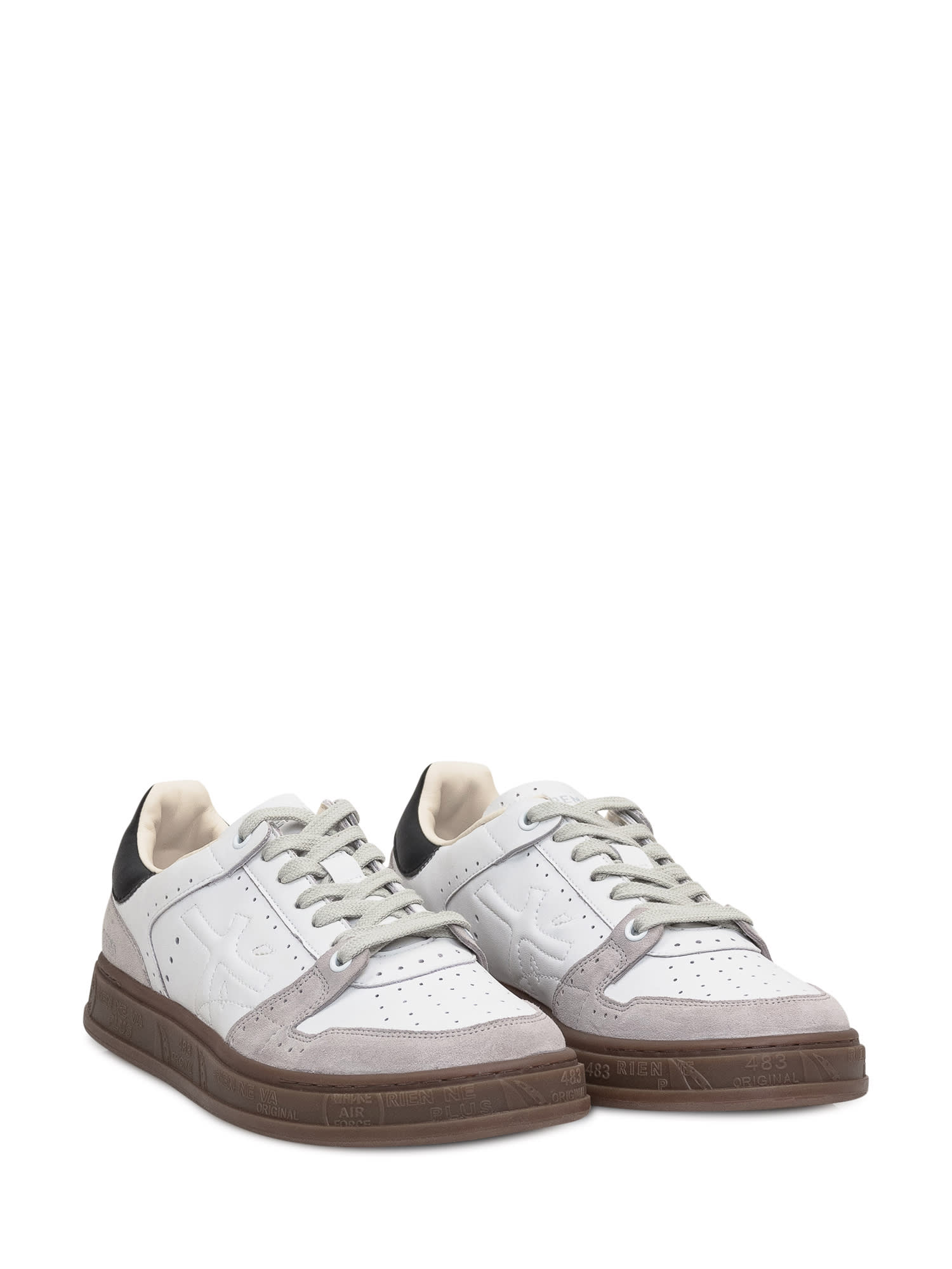 Shop Premiata Quinn Sneaker In Bianco