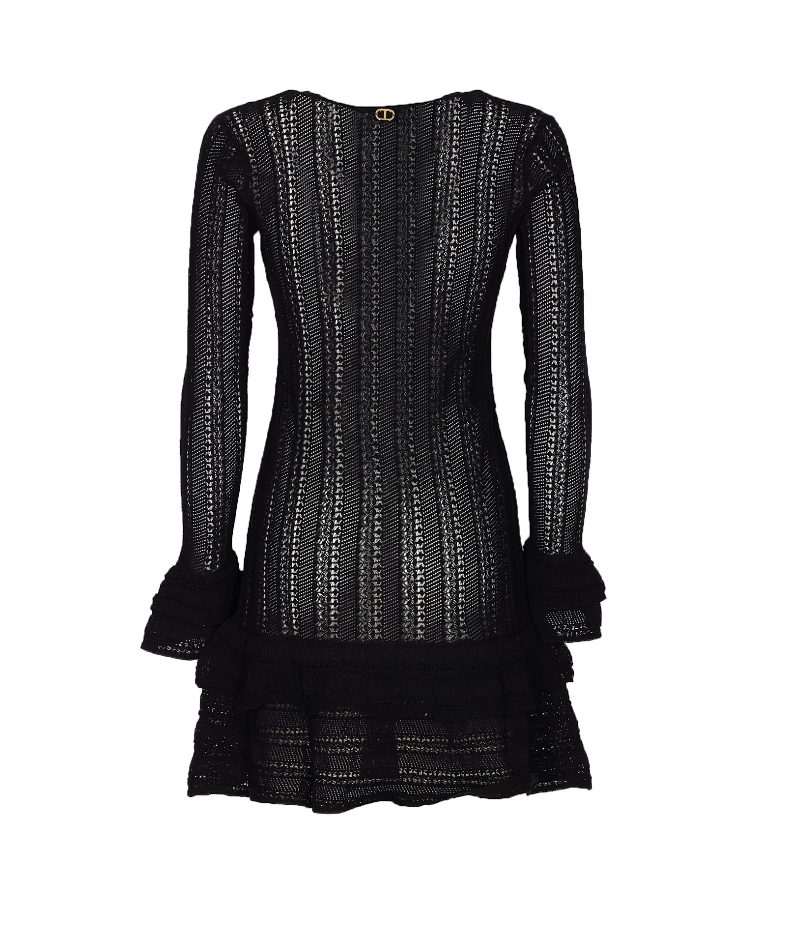 Twinset Vestido Midi - Negro In Black