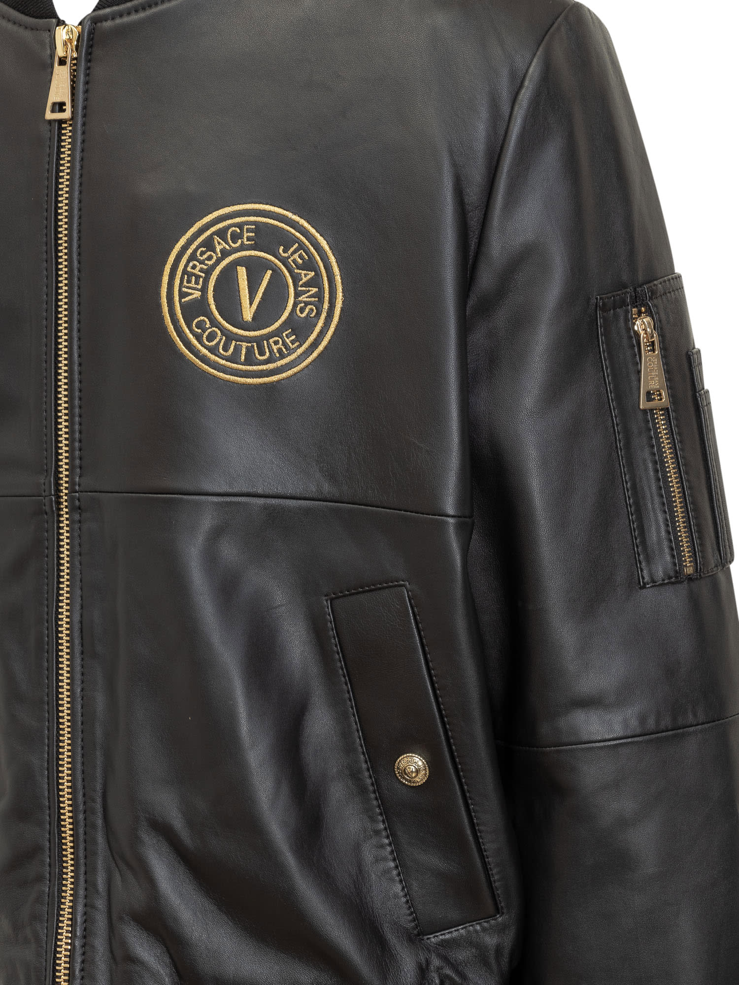 VERSACE JEANS COUTURE LEATHER JACKET 