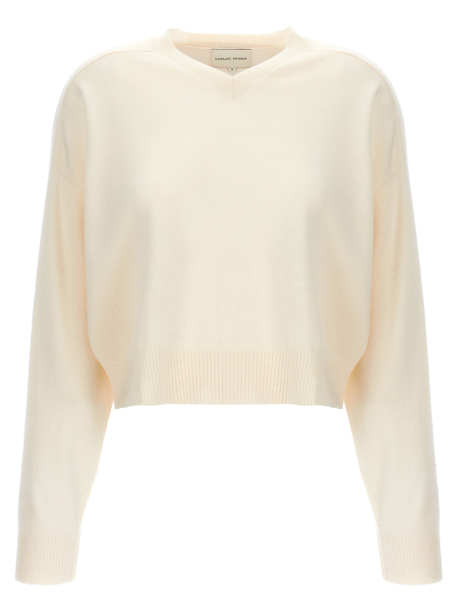 Shop Loulou Studio Emsalo Sweater In White