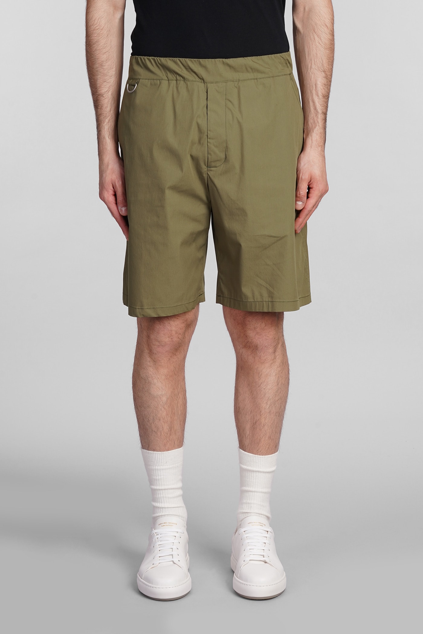 Combo Shorts In Green Cotton