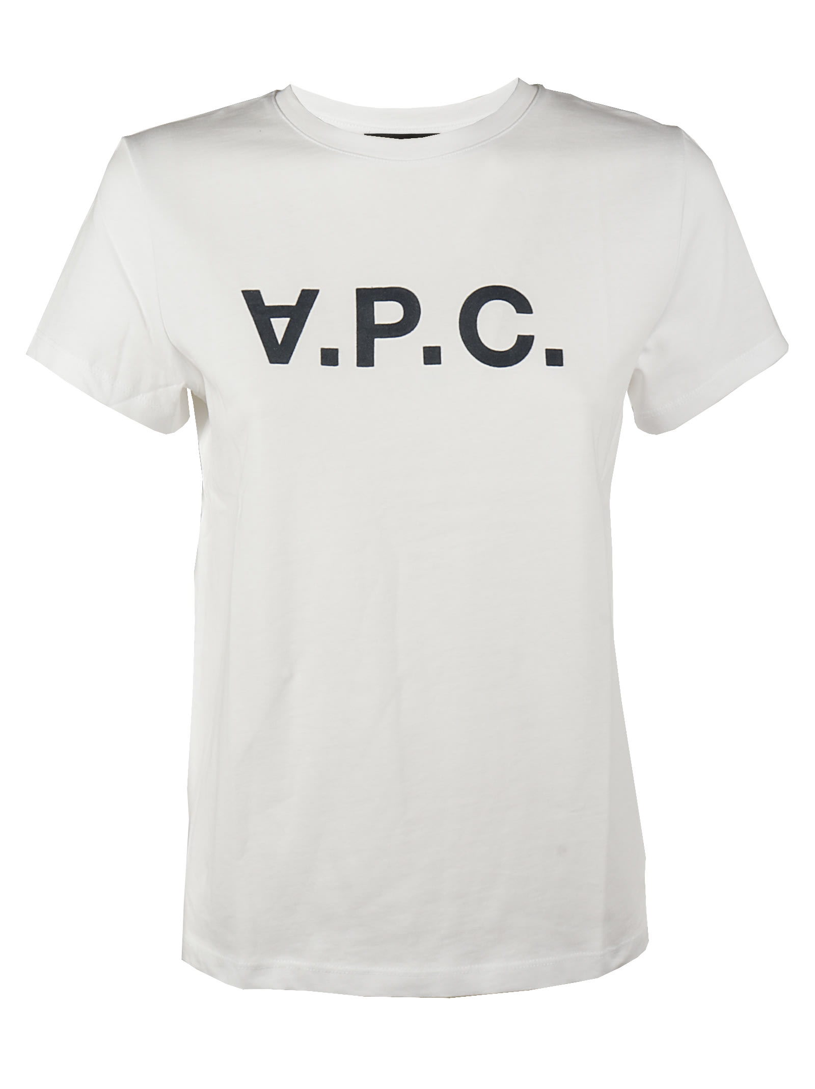 Shop Apc T-shirt Blanc Vpc F In Iak Dark Navy