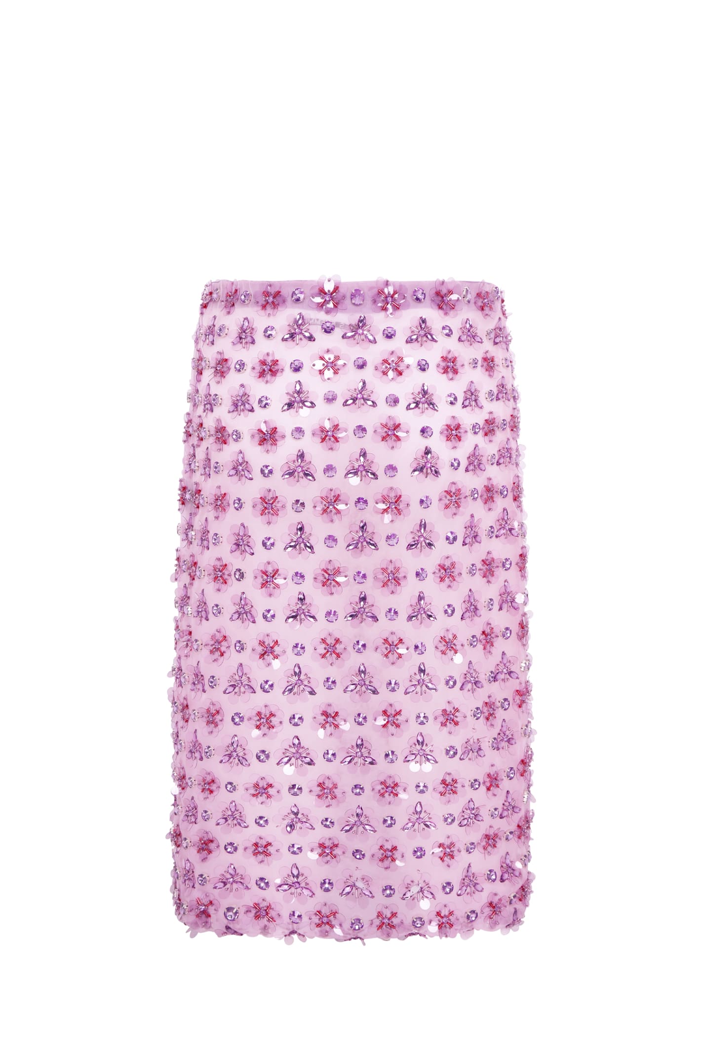 Shop Des Phemmes Skirt In Purple