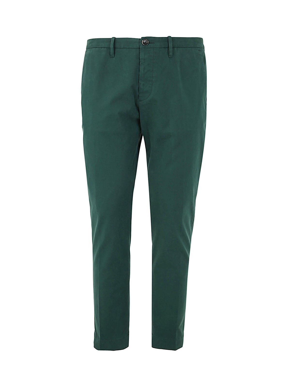 Nine In The Morning Easy Slim Fit Trouser In Jade