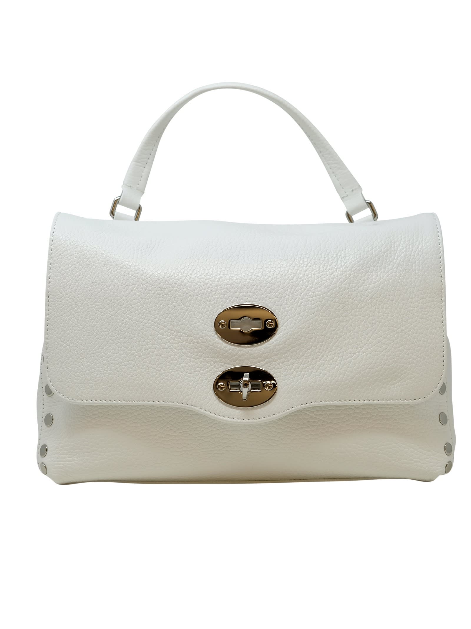 068010-0050000-z1190 White Postina Daily S Giorno S Leather Handbag