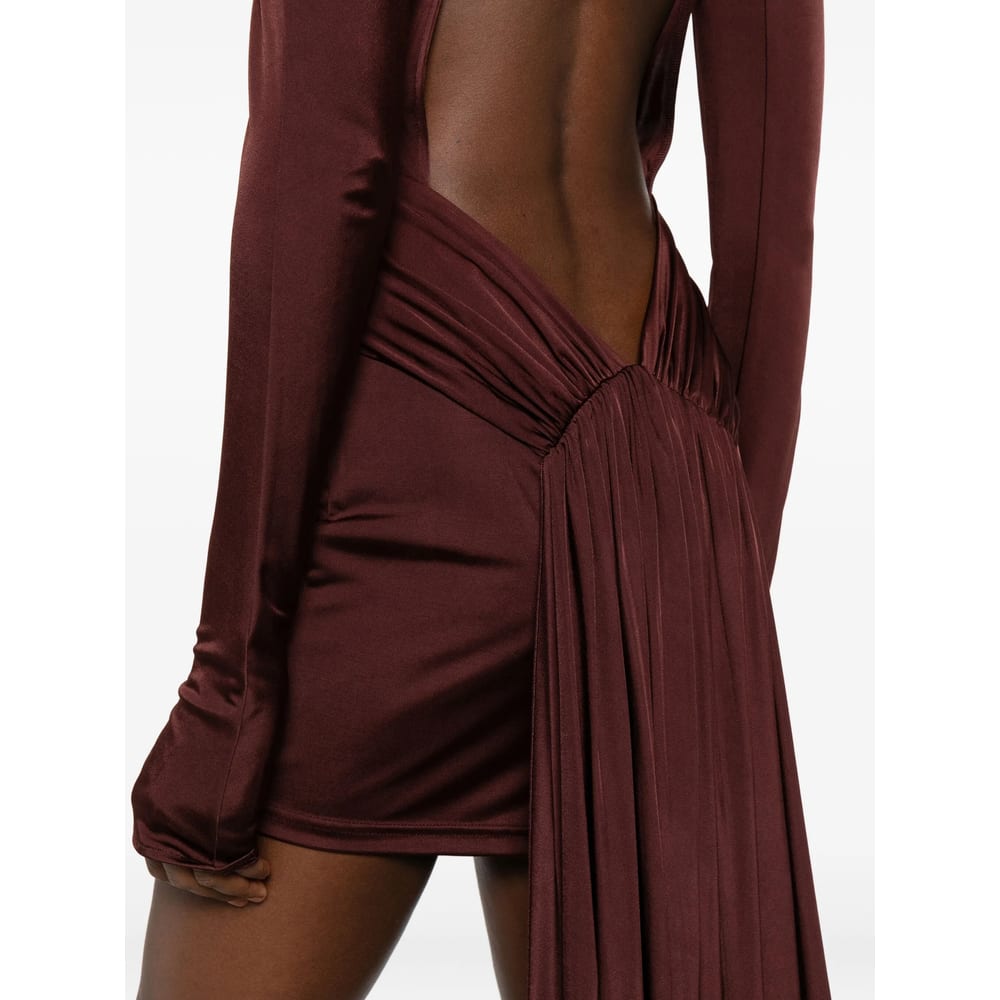 David Koma Dress In Burgundy