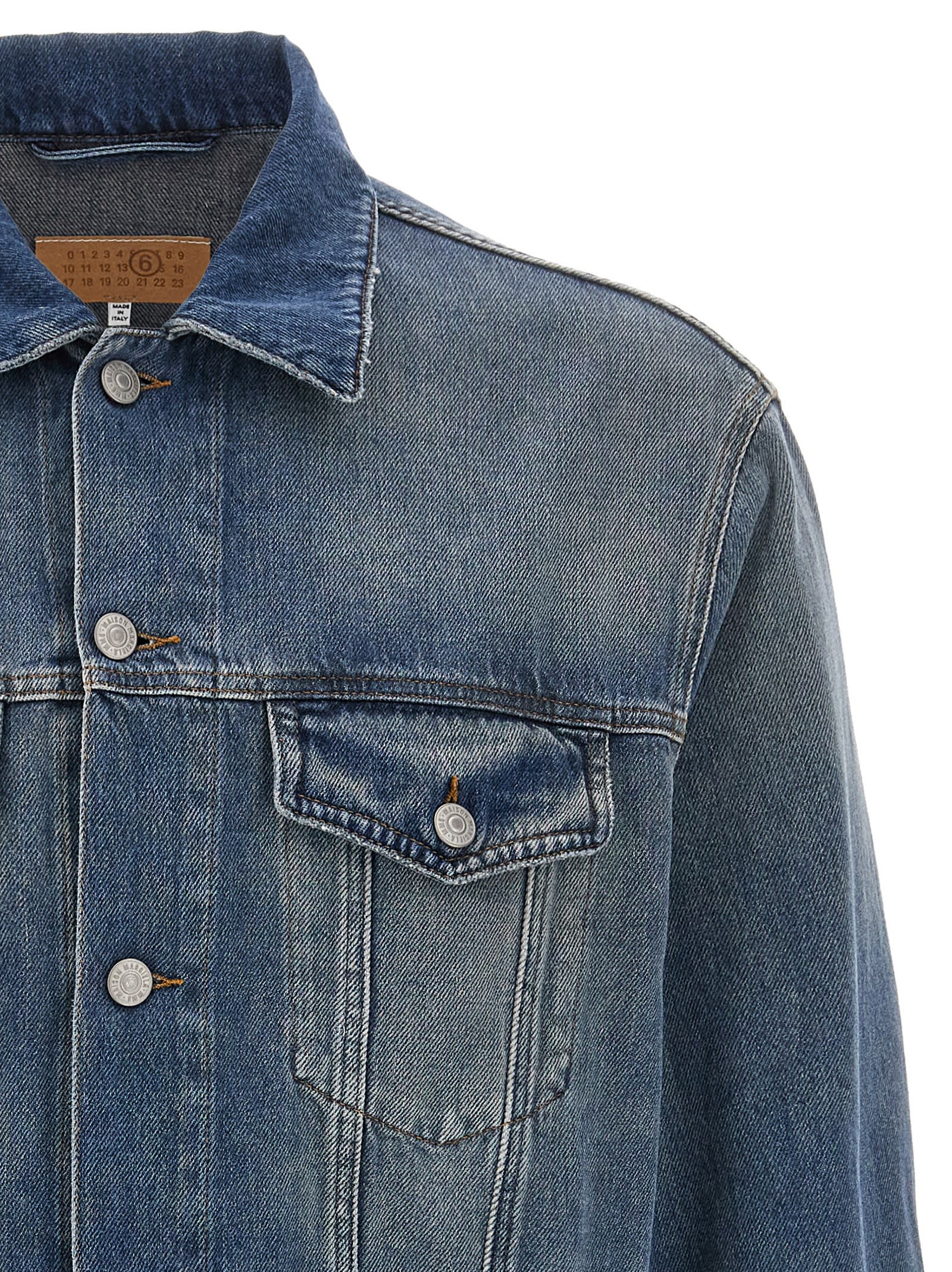 MM6 MAISON MARGIELA RAW CUT DENIM JACKET