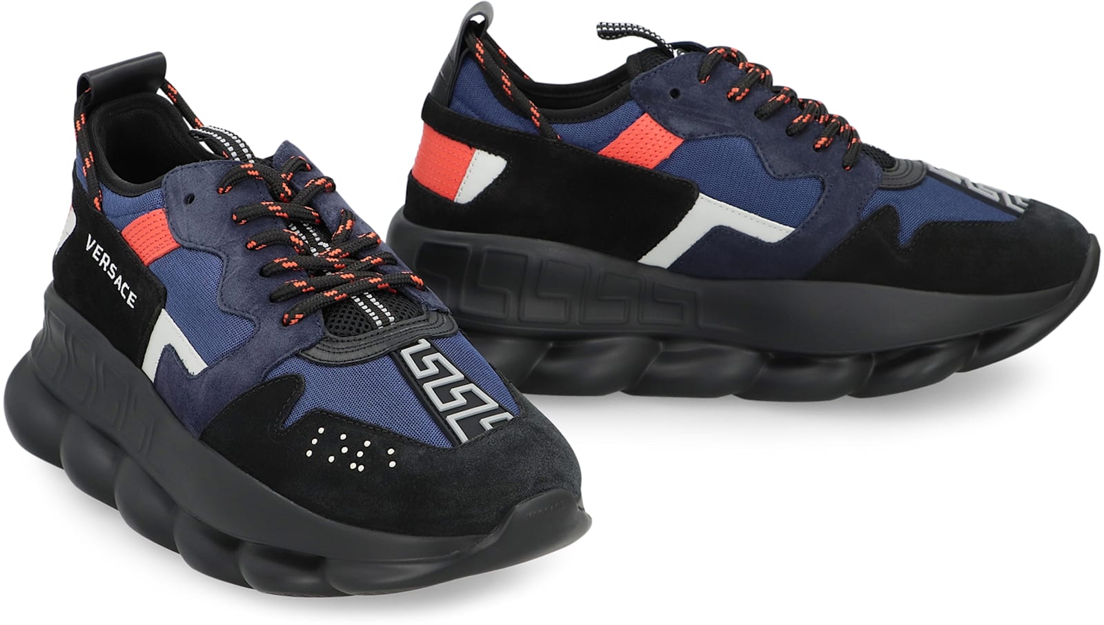 Versace Chain Reaction Chunky Sneakers In Multi