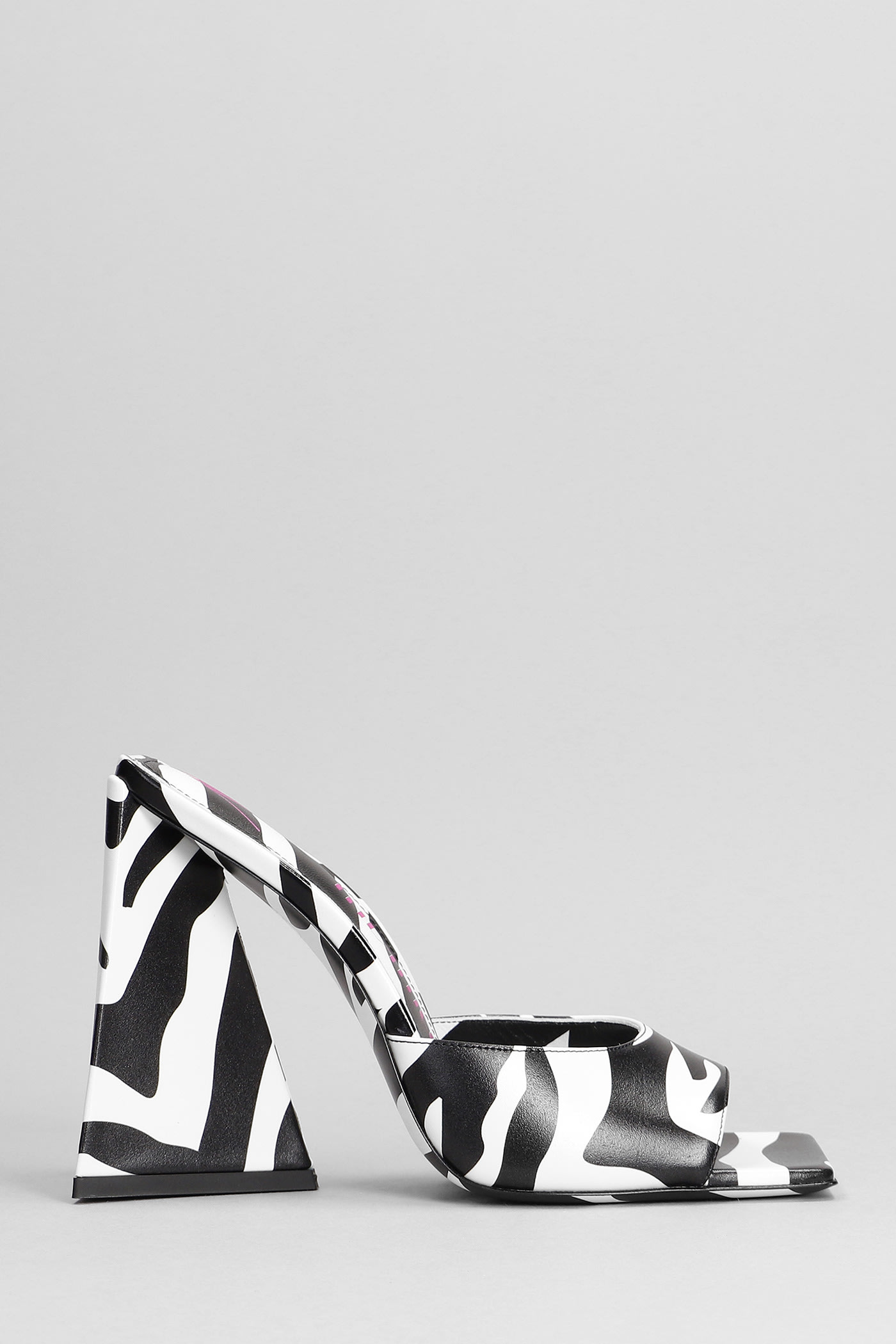 ATTICO DEVON ZEBRA PRINT MULES