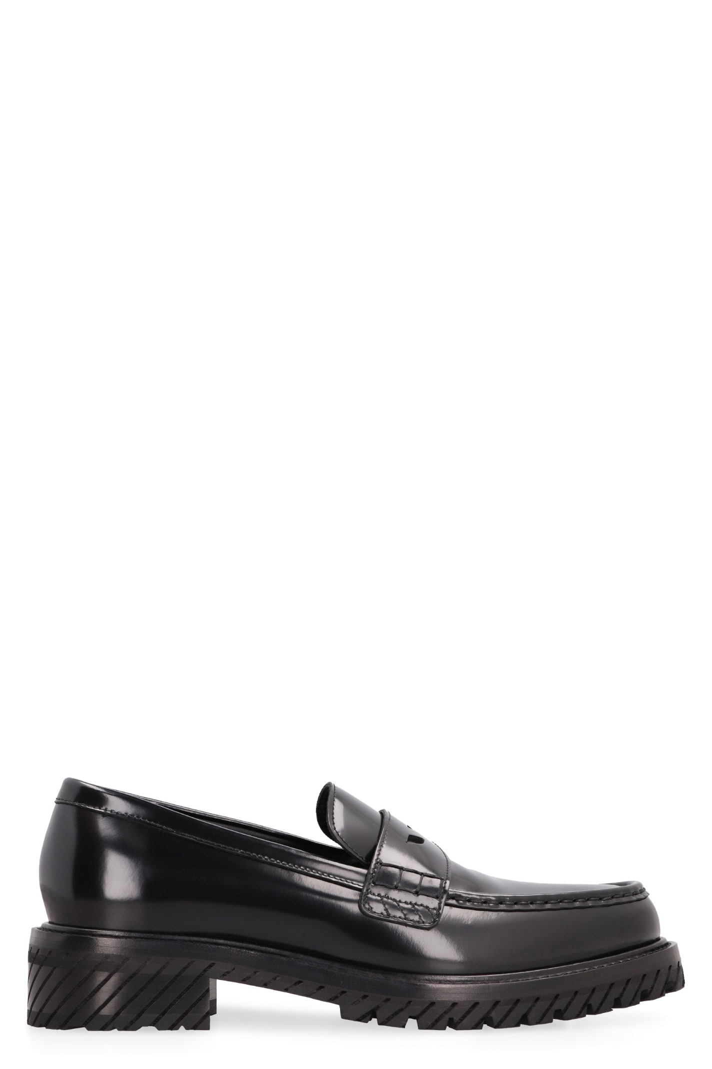 Off-White Combat Leather Loafers