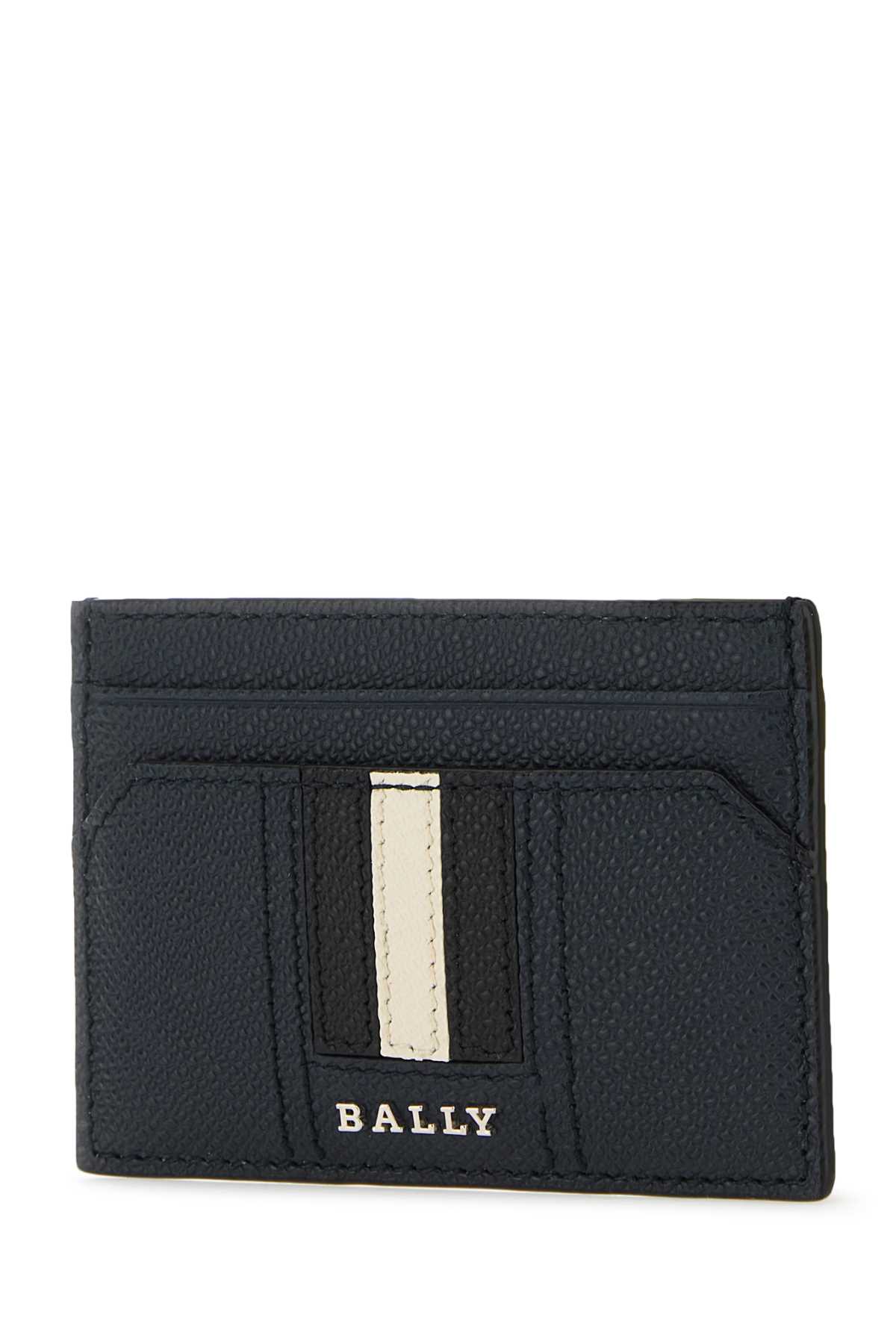 Shop Bally Midnight Blue Leather Cardholder In Newblue
