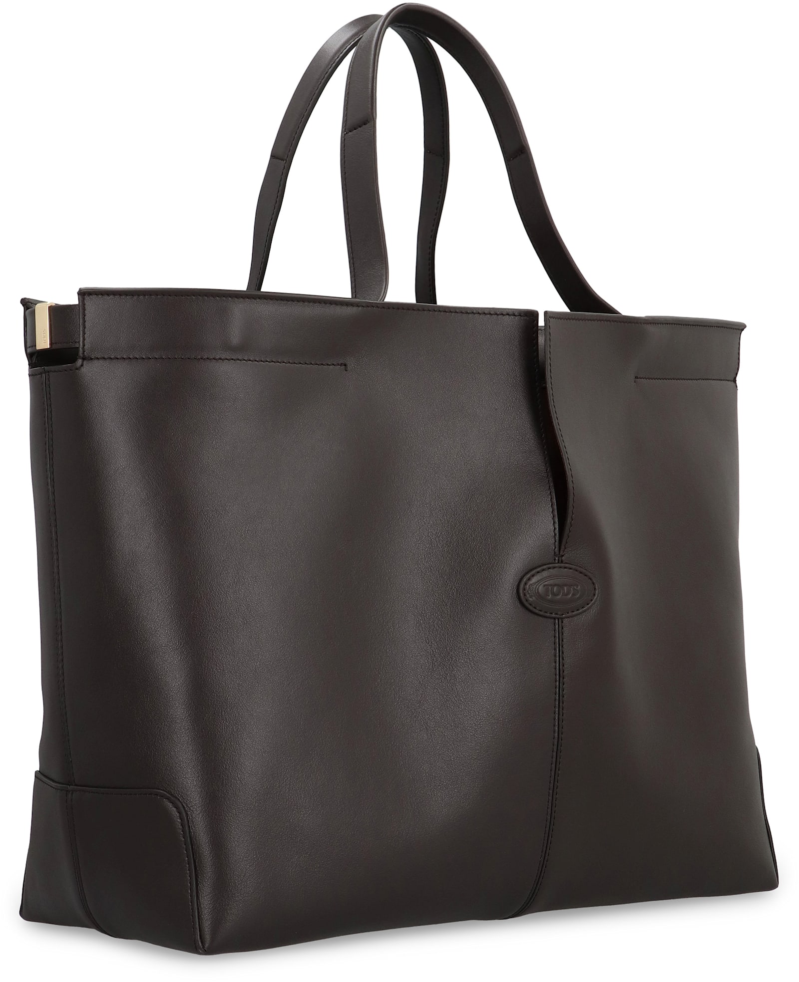 TOD'S FOLIO LEATHER TOTE 