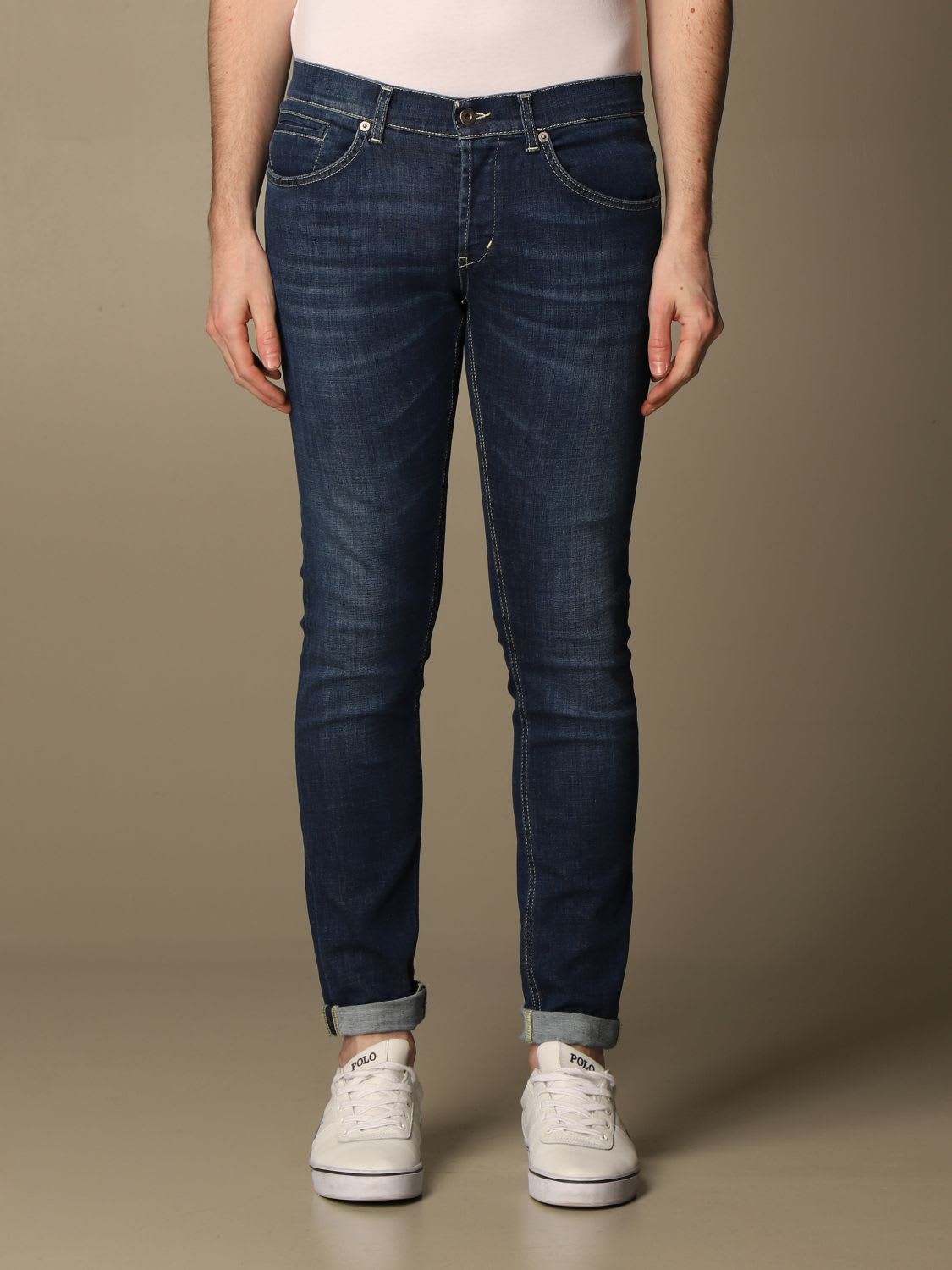 Dondup Jeans George Low-waisted Dondup Jeans In Used Denim