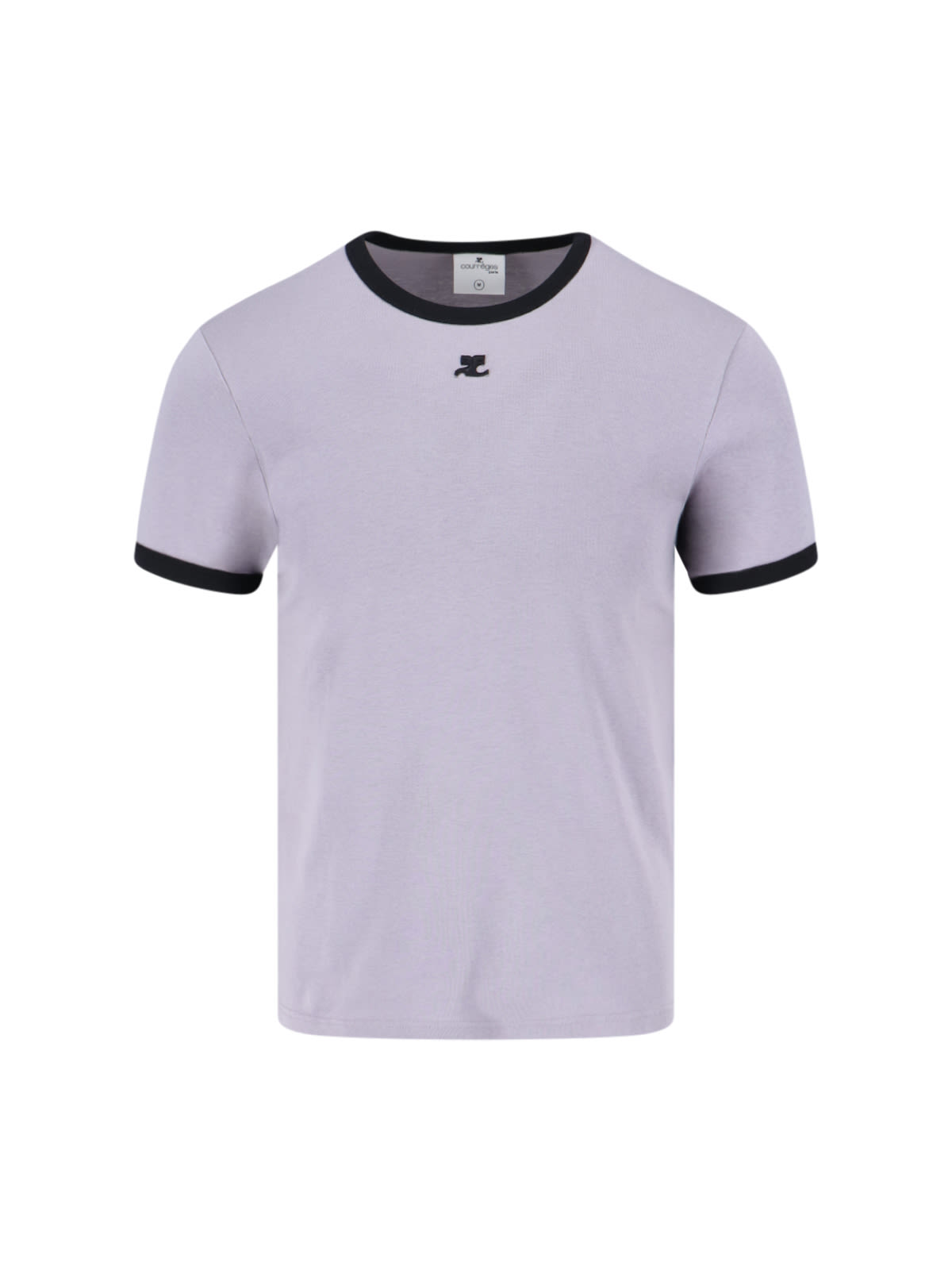 Shop Courrèges Contraste T-shirt In Purple