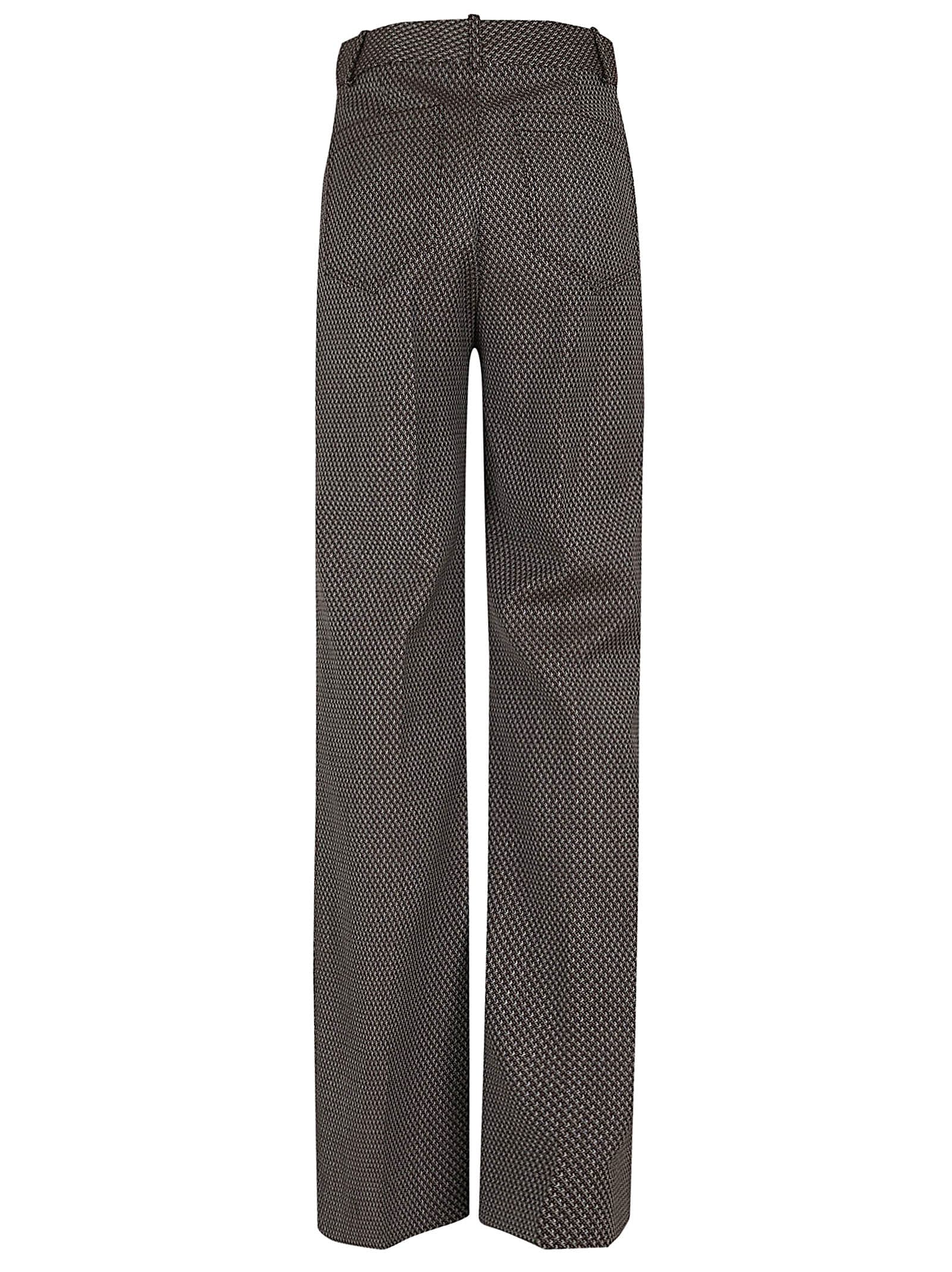 Shop Victoria Beckham Alina Trouser In Deep Mahogany