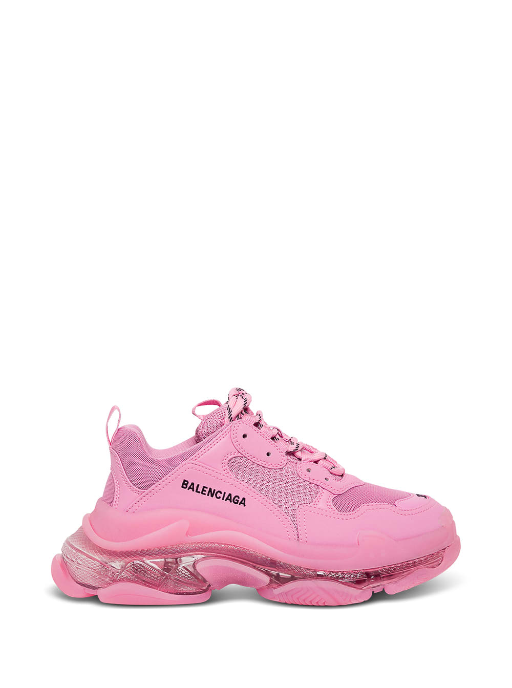 Balenciaga Triple S Clear Sole Pink Sneakers