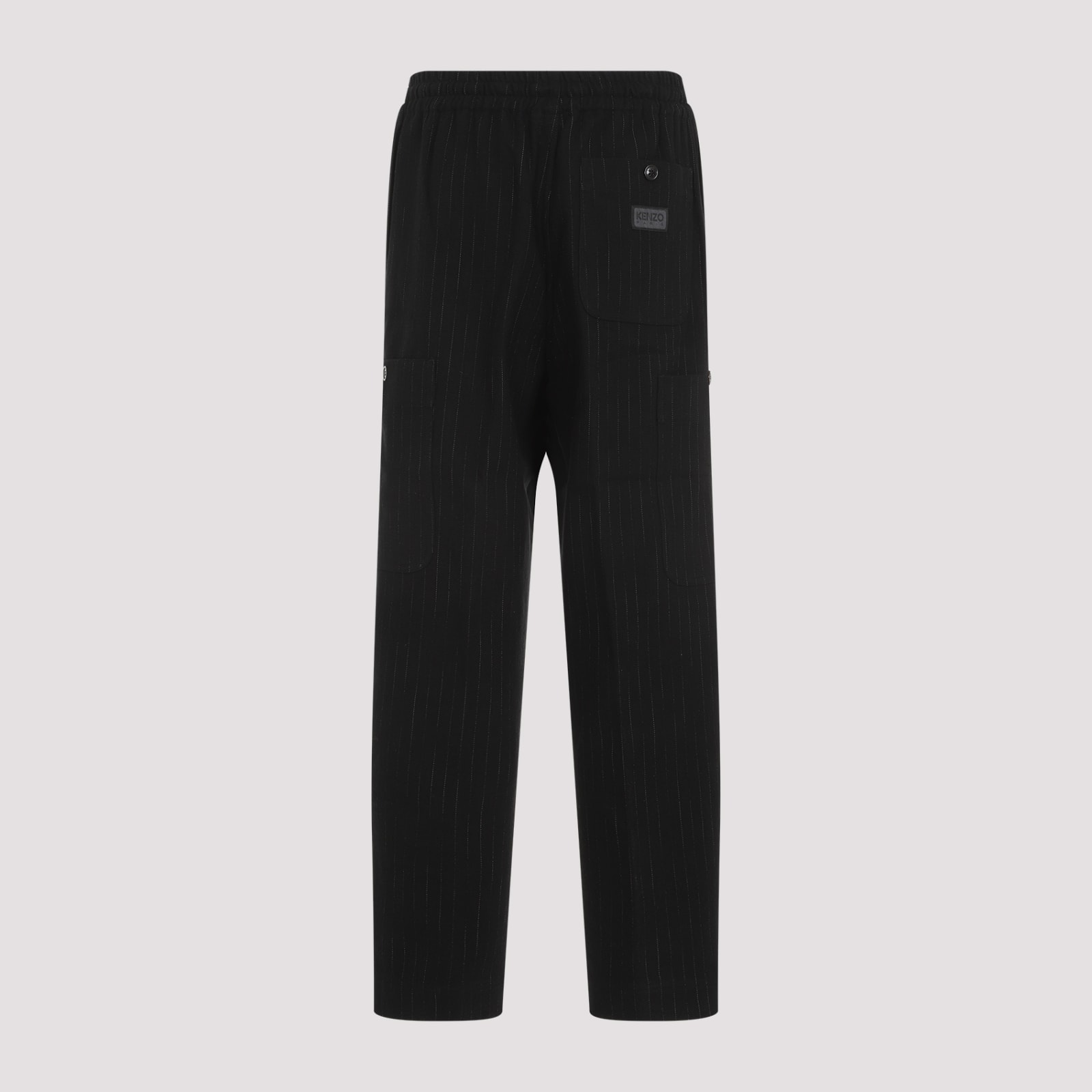 Shop Kenzo Cargo Pants In Black