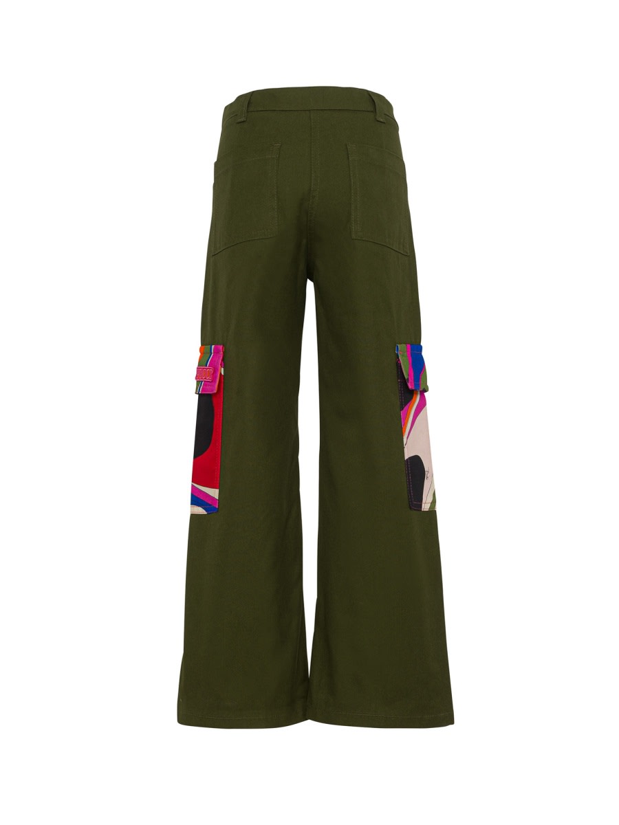 Pucci Trousers In Green