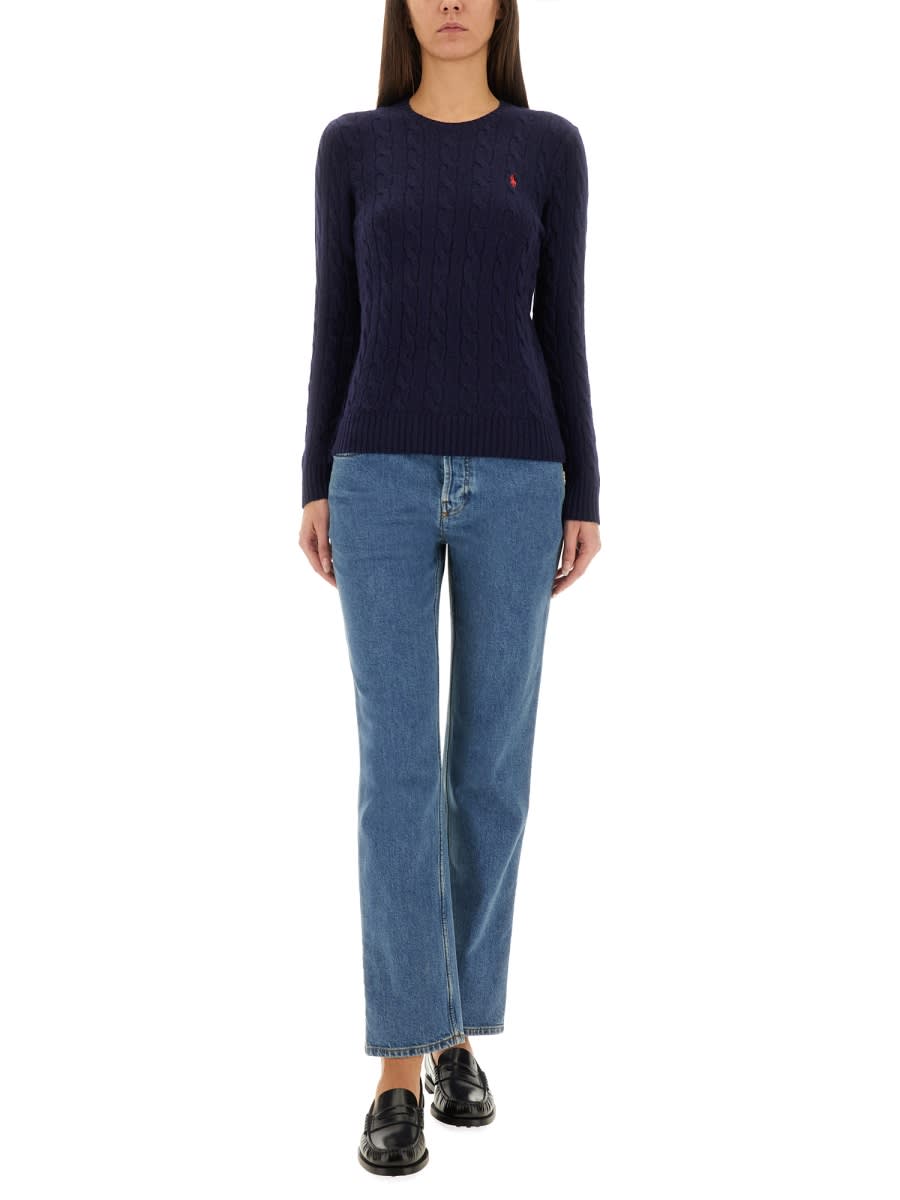 Polo Ralph Lauren Cable-knit In Blue