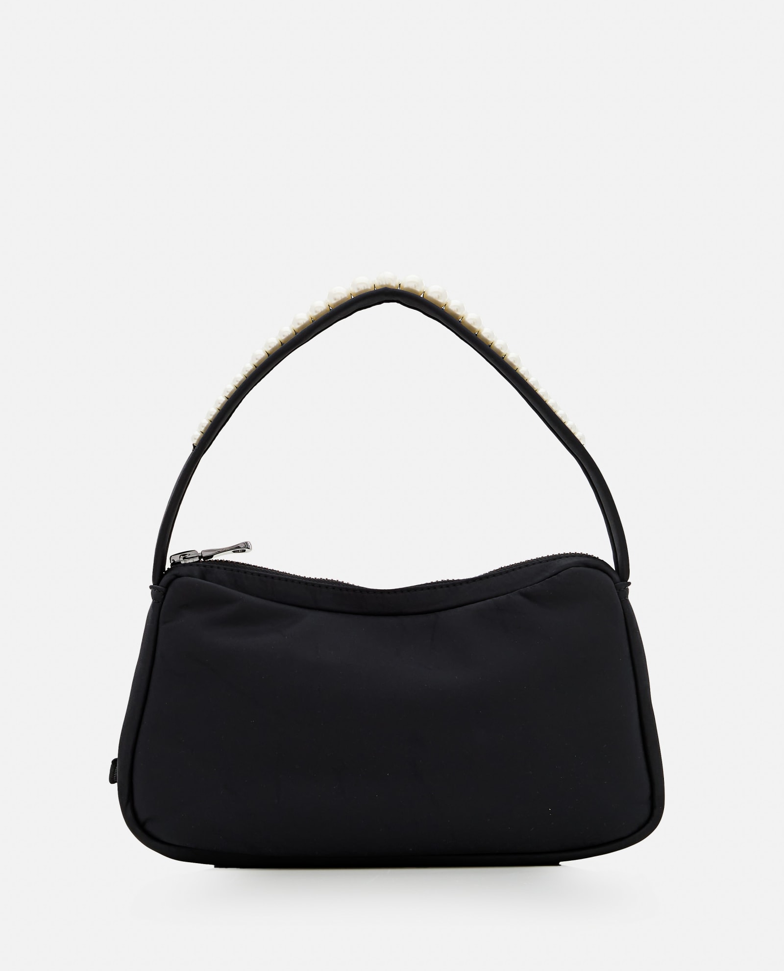 Shop Simone Rocha Utility Bow Pocket Pochette Bag W/ Emb In Black