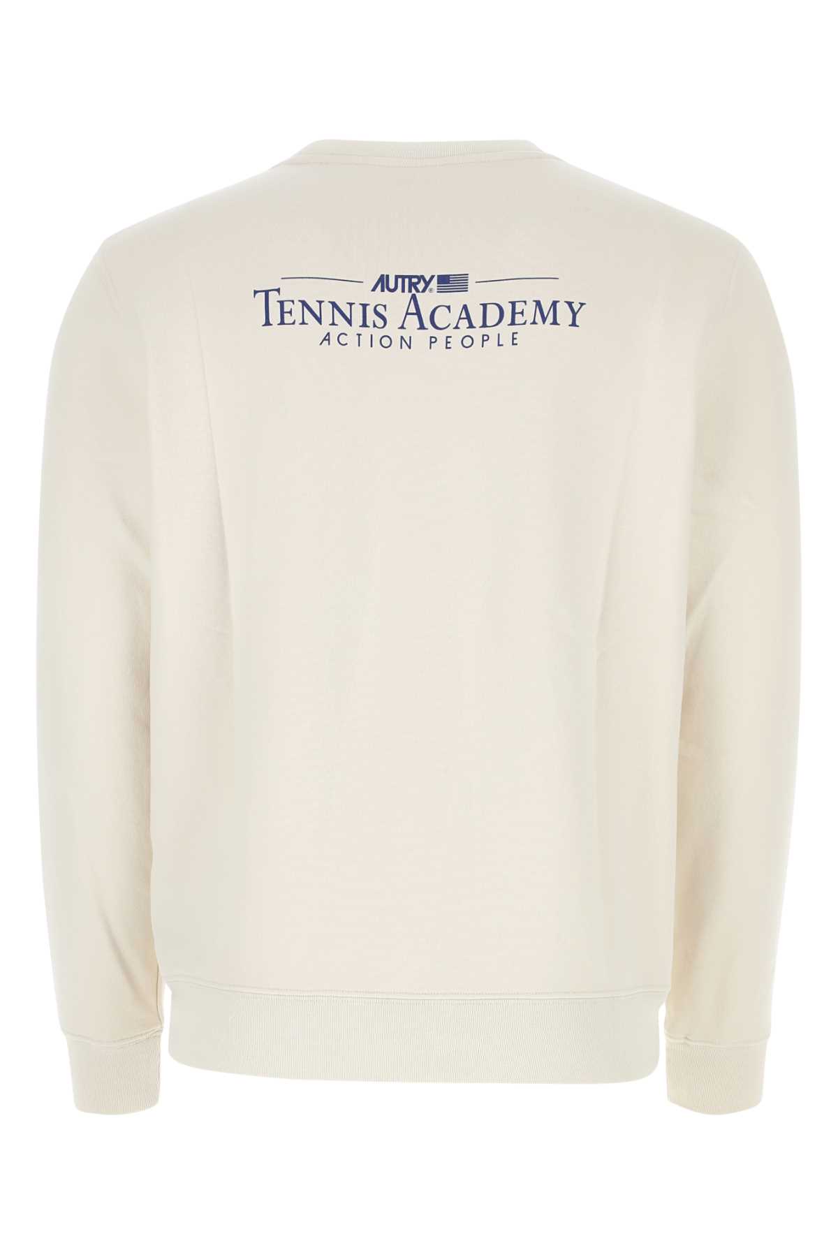 Autry Man Sweatshirt White Size Xl Cotton In White