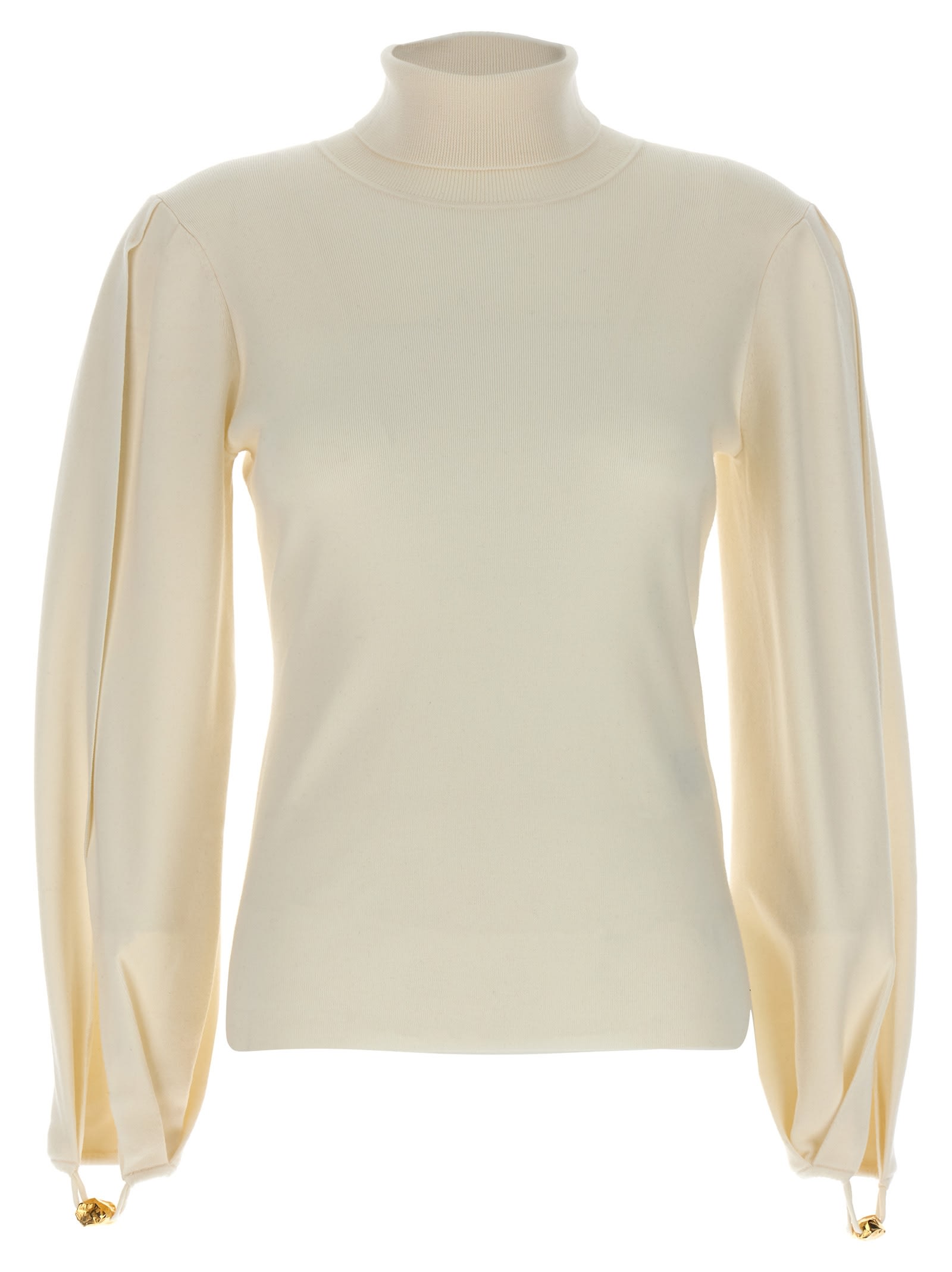 Chloé Arms Slit Sweater In White