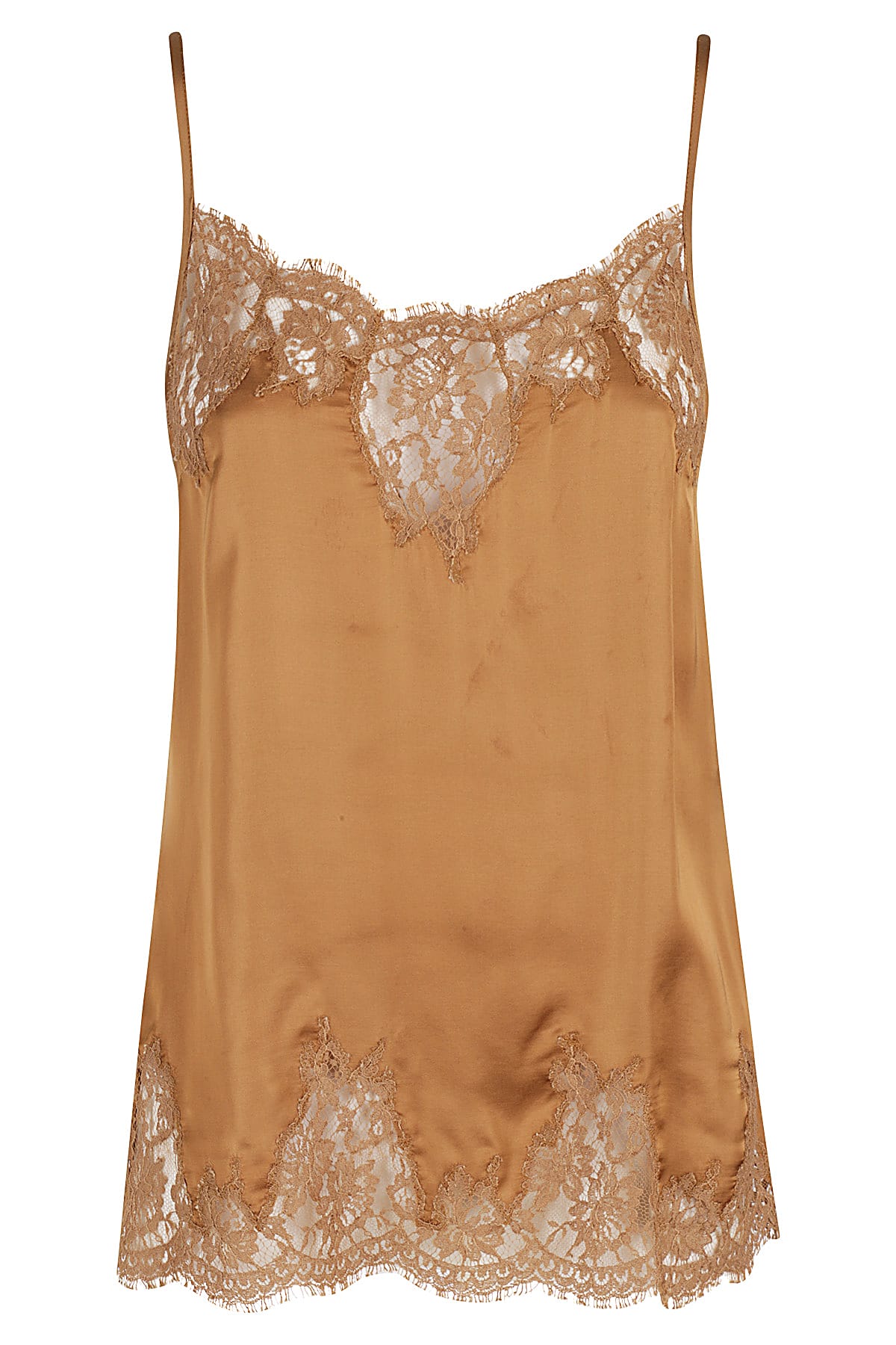 Shop Ermanno Firenze Top In Nocciola