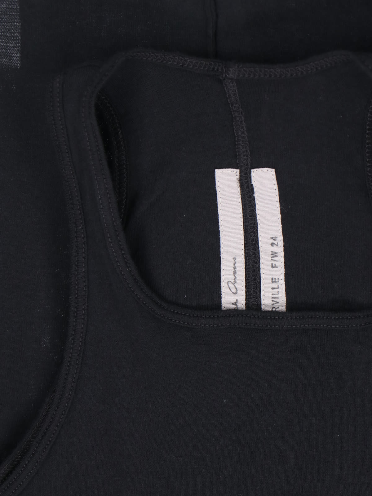 Shop Rick Owens Cotton Tank Top In Black